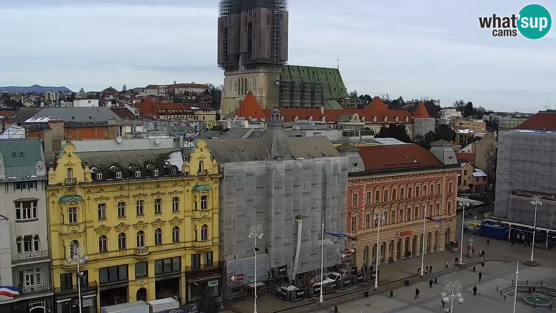 Piazza Ban Jelačić livecam Zagreb – Hotel Dubrovnik