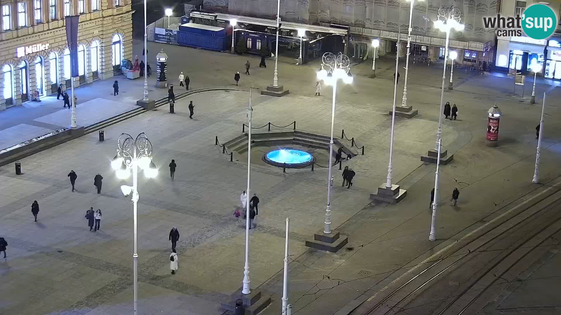 Piazza Ban Jelačić livecam Zagreb – Hotel Dubrovnik