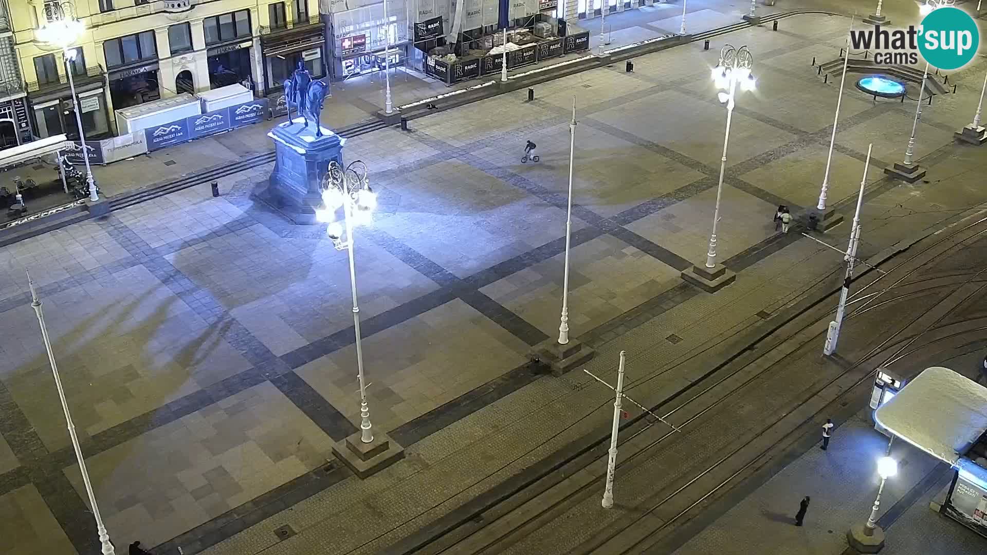 LIVE Webcam Zagreb Hotel Dubrovnik | Ban Jelačić square