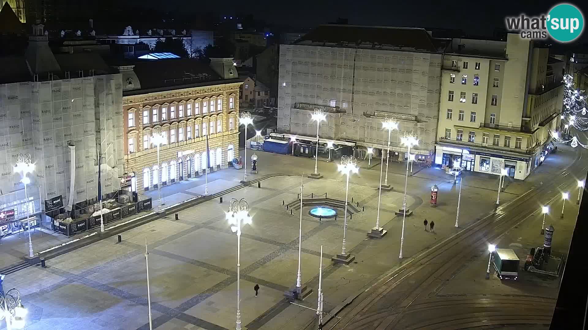LIVE Webcam Zagreb Hotel Dubrovnik | Ban Jelačić square