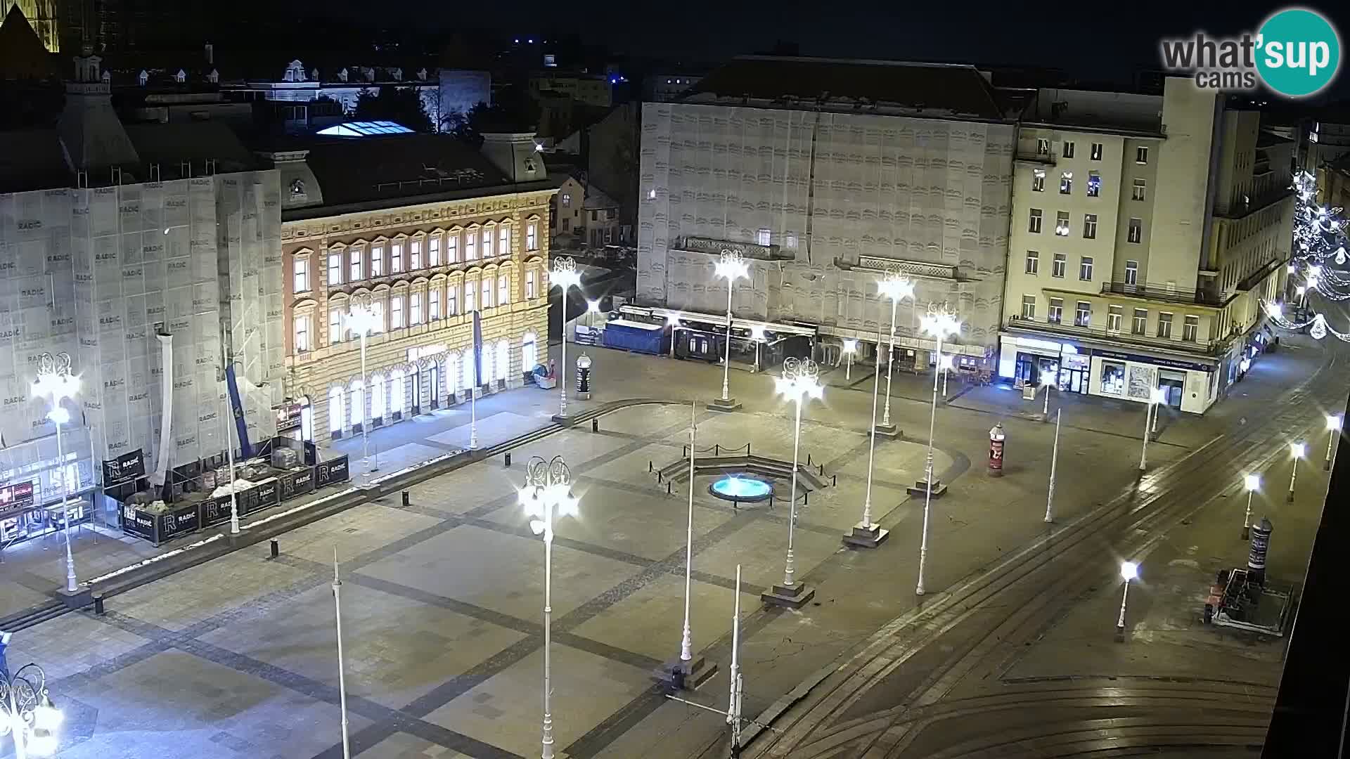 Ban Jelačić Platz  Live webcam Zagreb – Hotel Dubrovnik