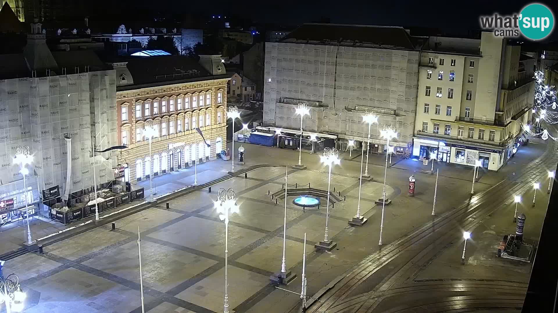 LIVE Webcam Zagreb Hotel Dubrovnik | Ban Jelačić square