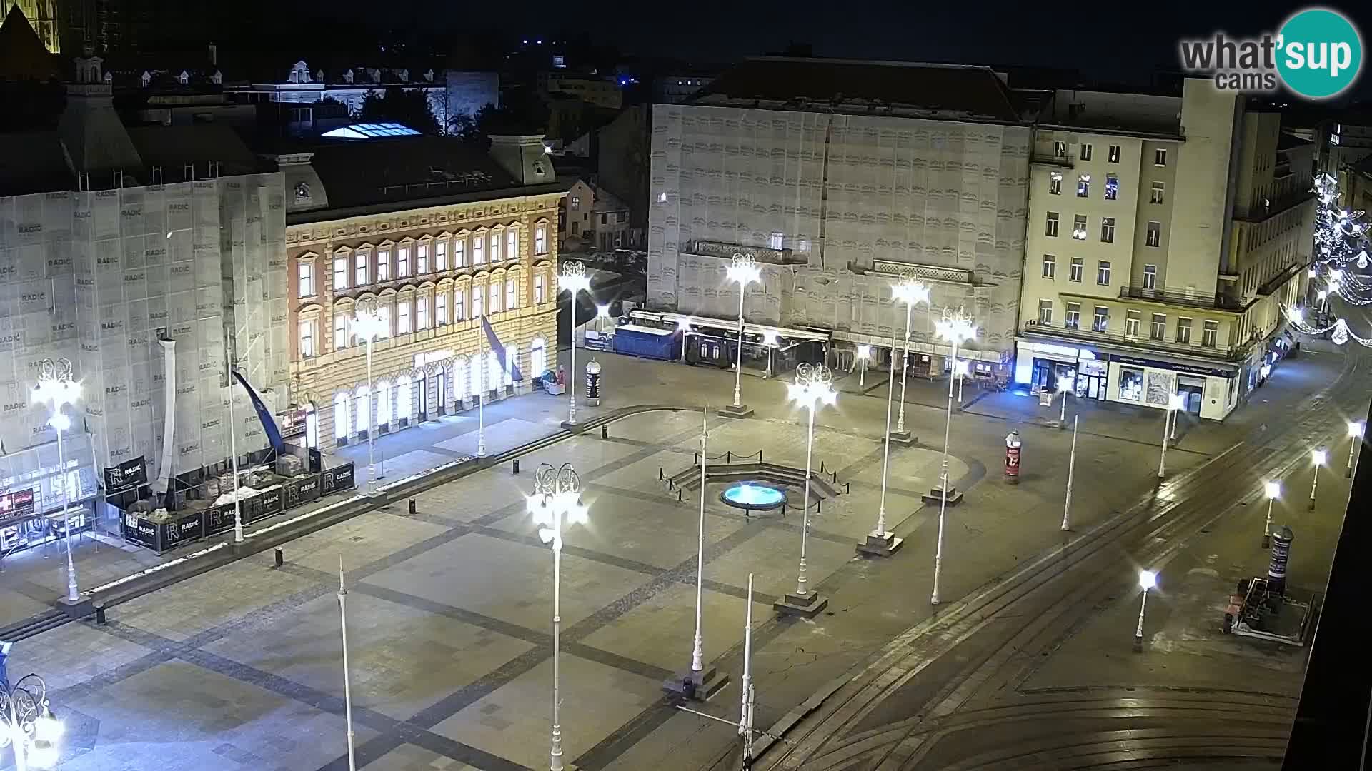 LIVE Webcam Zagreb Hotel Dubrovnik | Ban Jelačić square