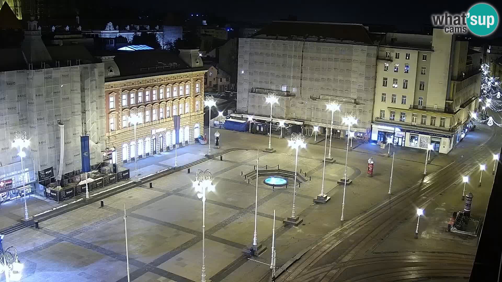 Ban Jelačić Platz  Live webcam Zagreb – Hotel Dubrovnik