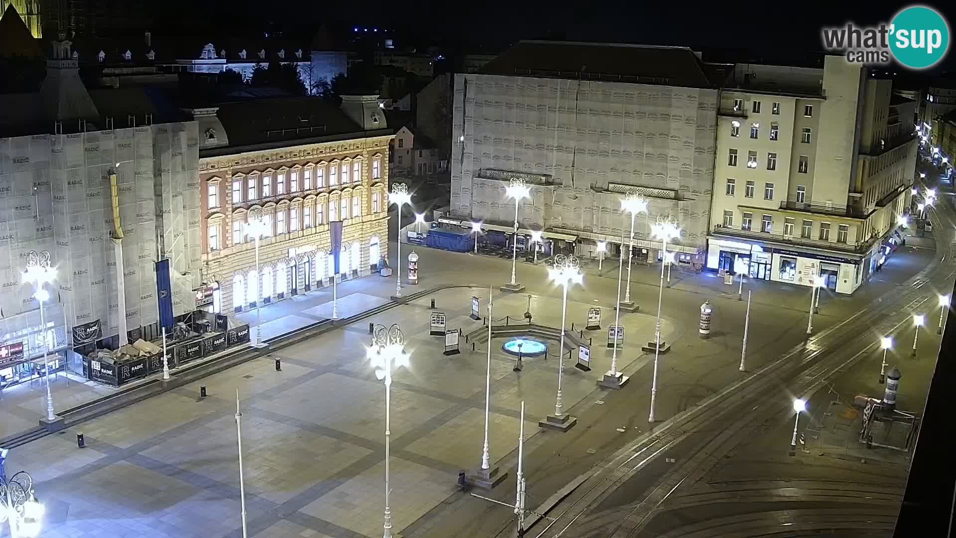 Ban Jelačić Platz  Live webcam Zagreb – Hotel Dubrovnik
