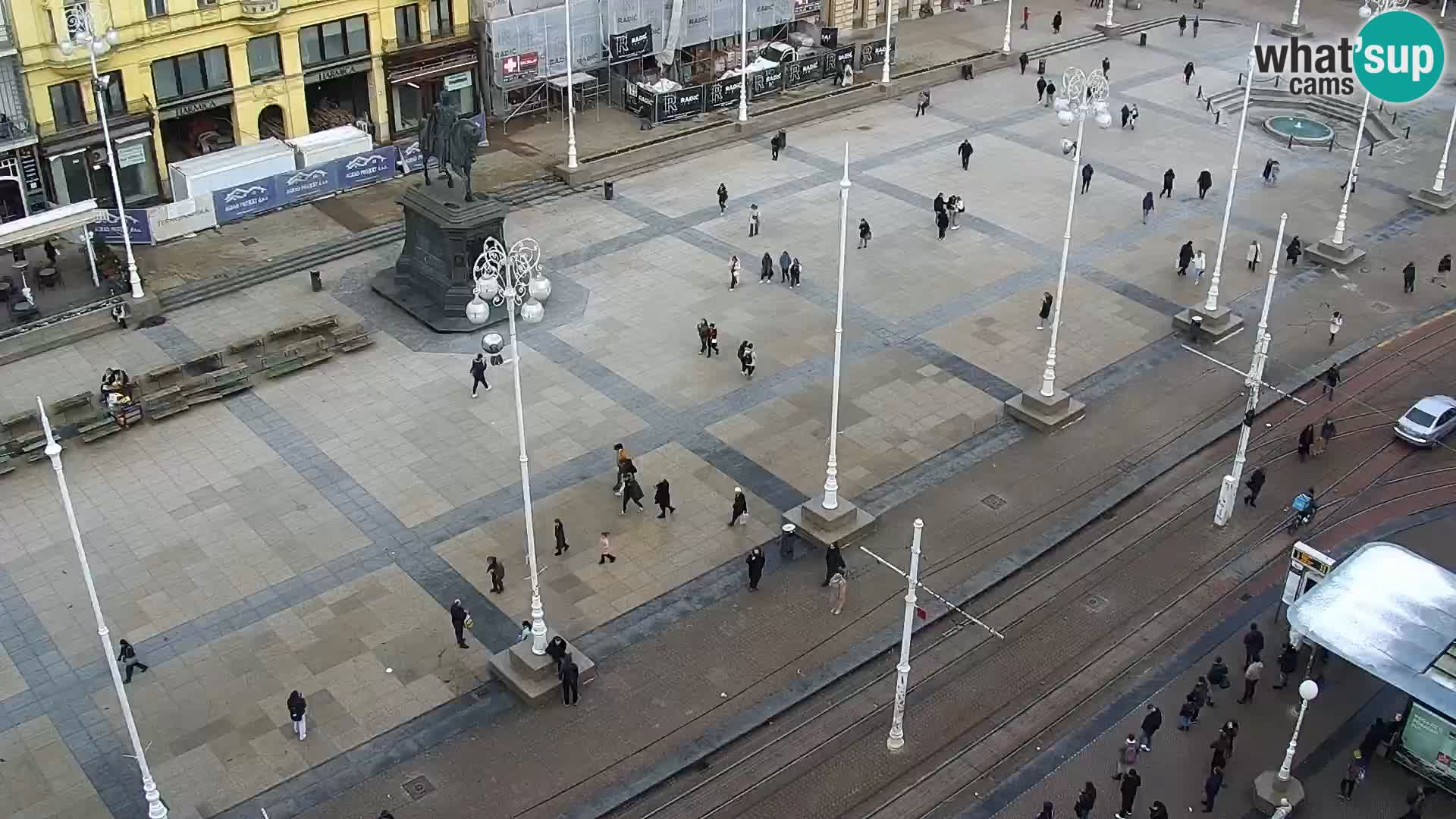 Plaza Ban Jelačić camera en vivo Zagreb – Hotel Dubrovnik