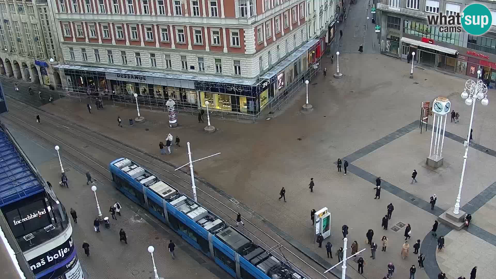 Plaza Ban Jelačić camera en vivo Zagreb – Hotel Dubrovnik