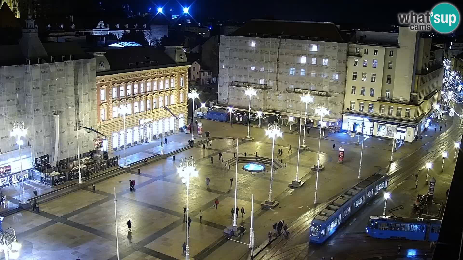 Plaza Ban Jelačić camera en vivo Zagreb – Hotel Dubrovnik
