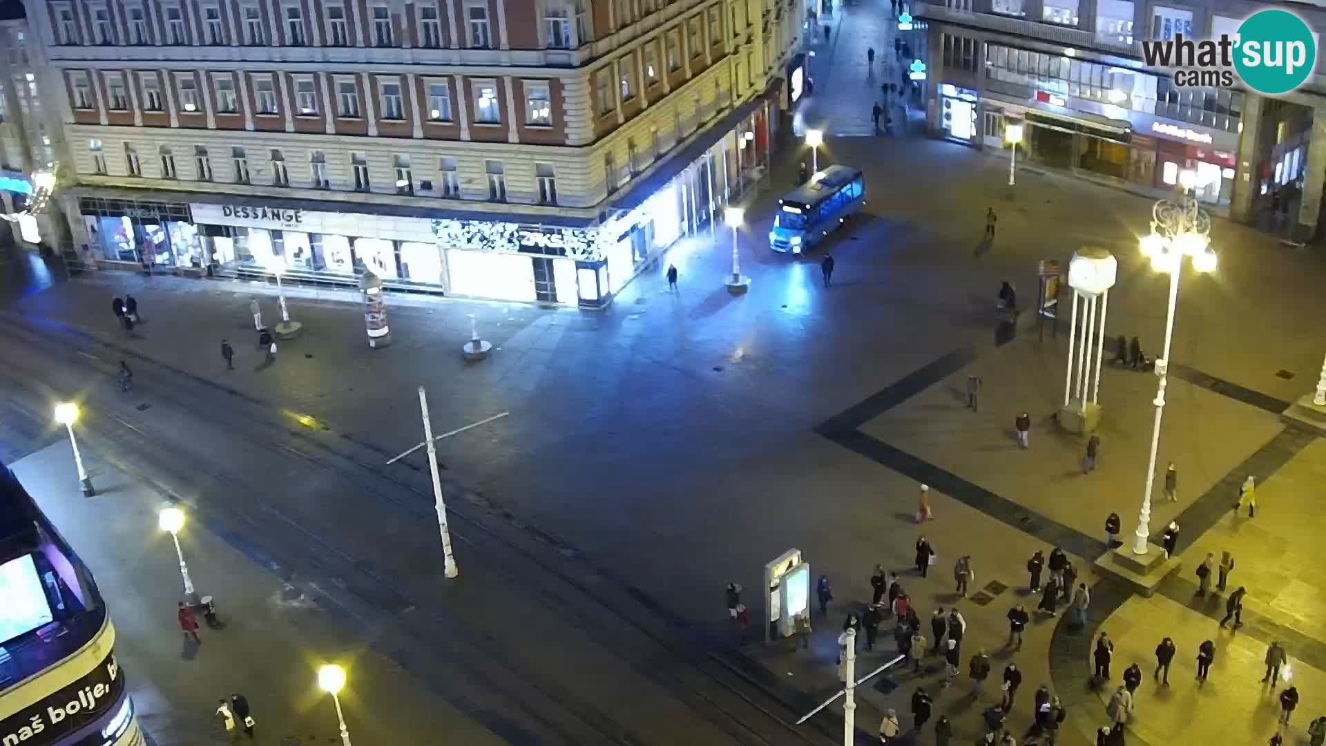 LIVE Webcam Zagreb Hotel Dubrovnik | Ban Jelačić square
