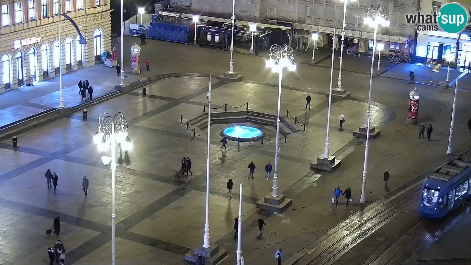 Plaza Ban Jelačić camera en vivo Zagreb – Hotel Dubrovnik