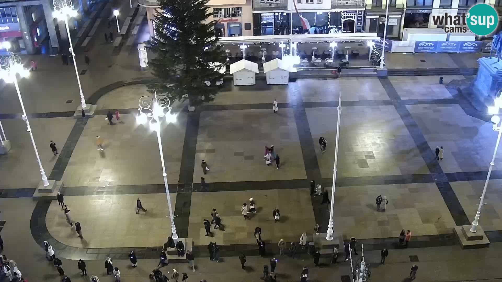 Plaza Ban Jelačić camera en vivo Zagreb – Hotel Dubrovnik