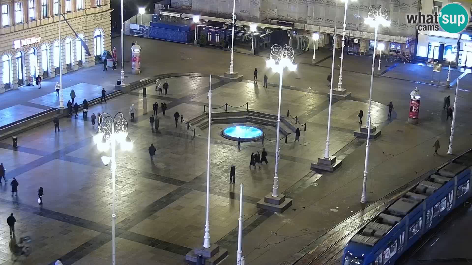 Plaza Ban Jelačić camera en vivo Zagreb – Hotel Dubrovnik
