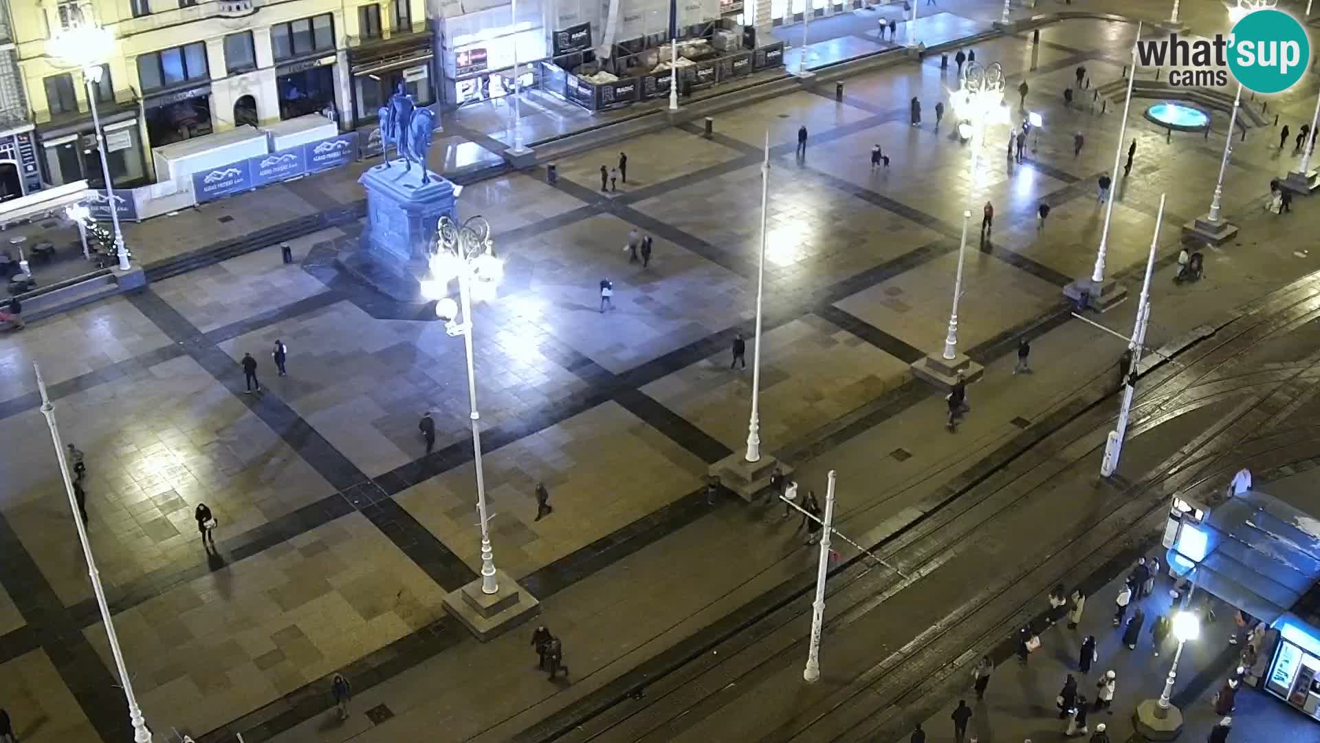 Plaza Ban Jelačić camera en vivo Zagreb – Hotel Dubrovnik
