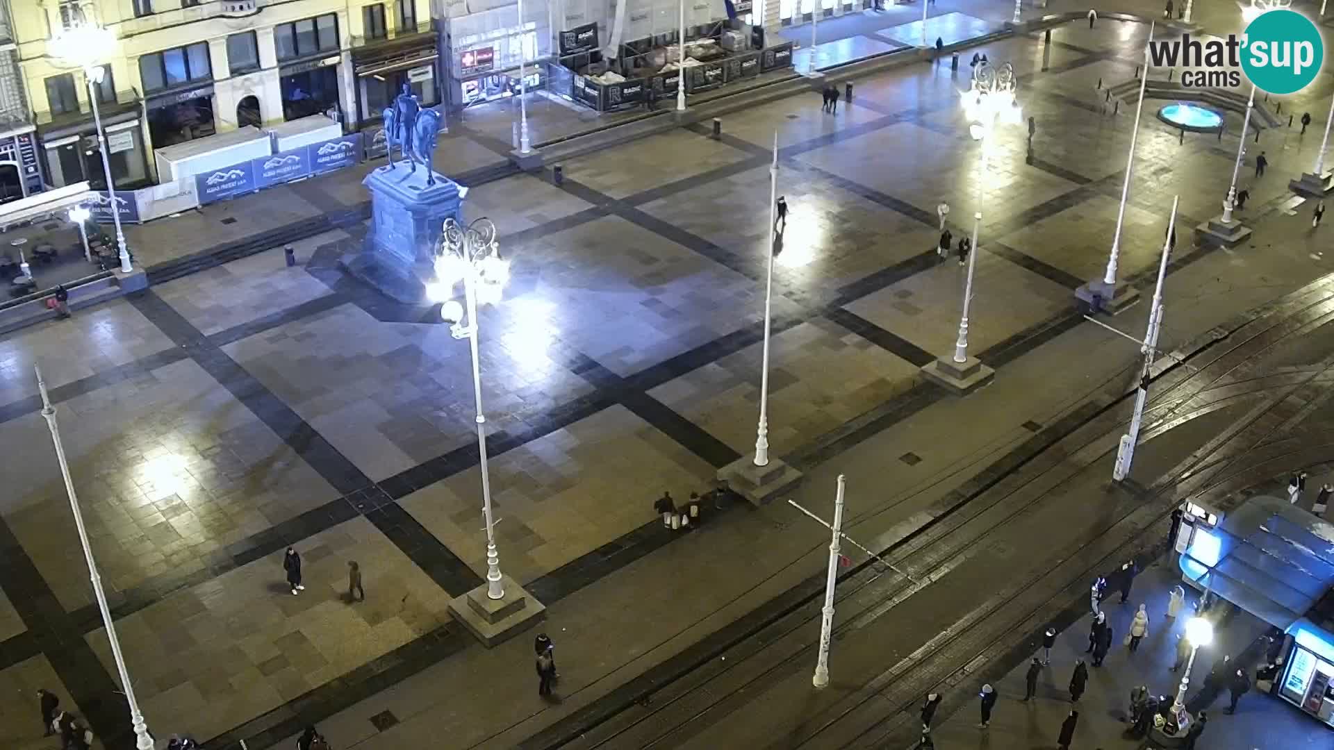 Plaza Ban Jelačić camera en vivo Zagreb – Hotel Dubrovnik