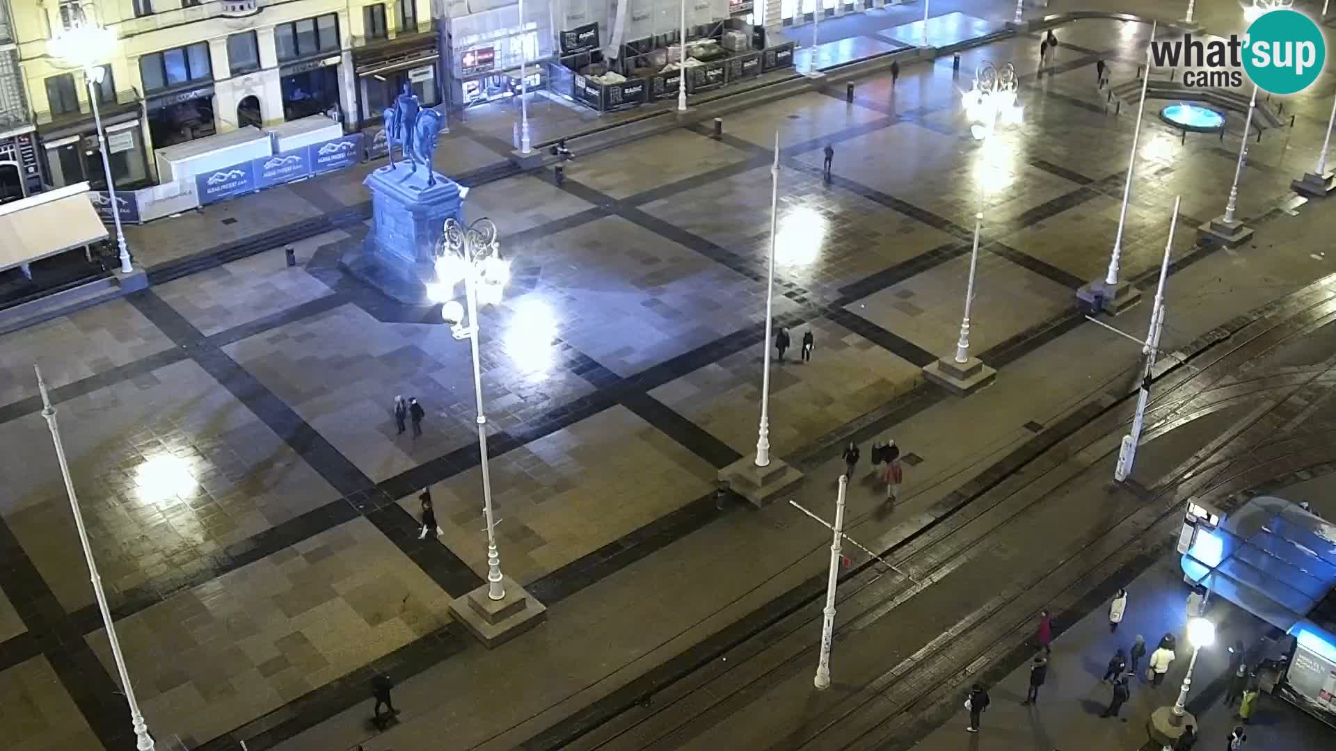 LIVE Webcam Zagreb Hotel Dubrovnik | Ban Jelačić square