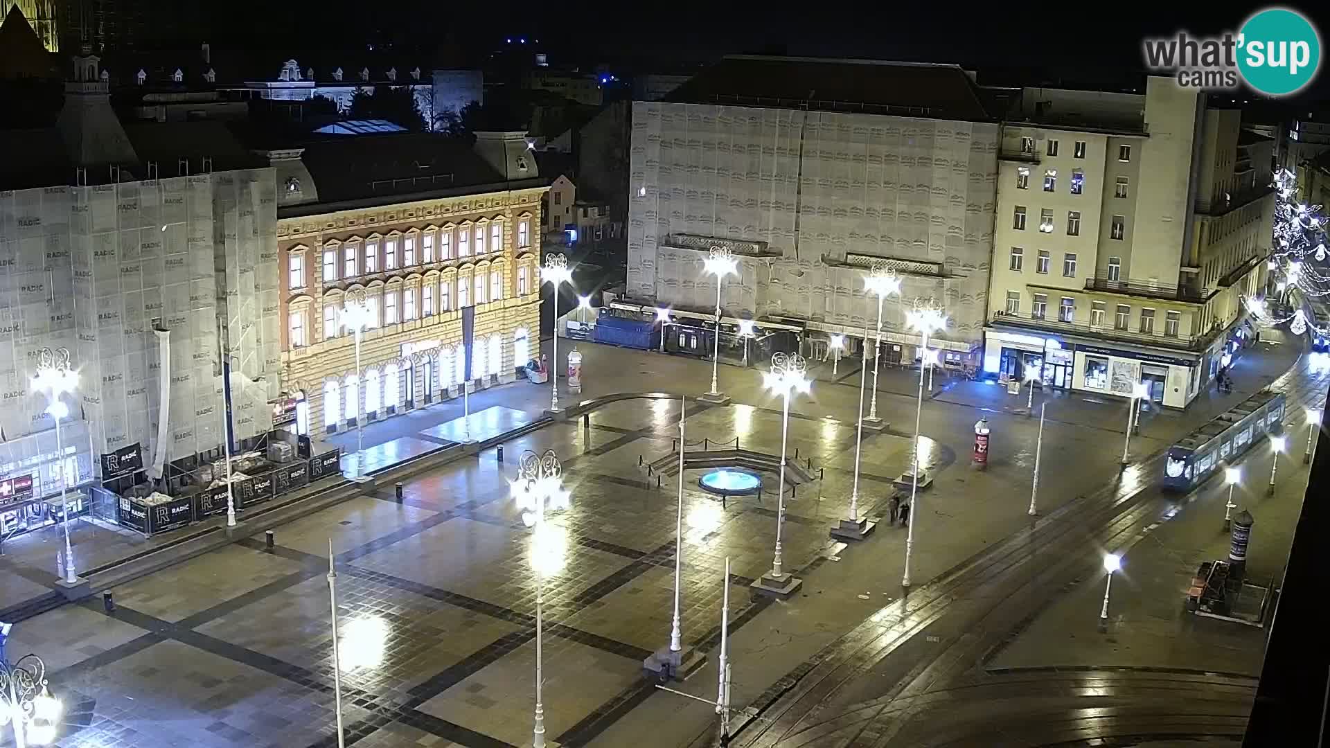 Plaza Ban Jelačić camera en vivo Zagreb – Hotel Dubrovnik