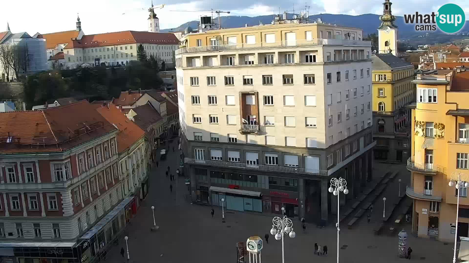LIVE Webcam Zagreb Hotel Dubrovnik | Ban Jelačić square