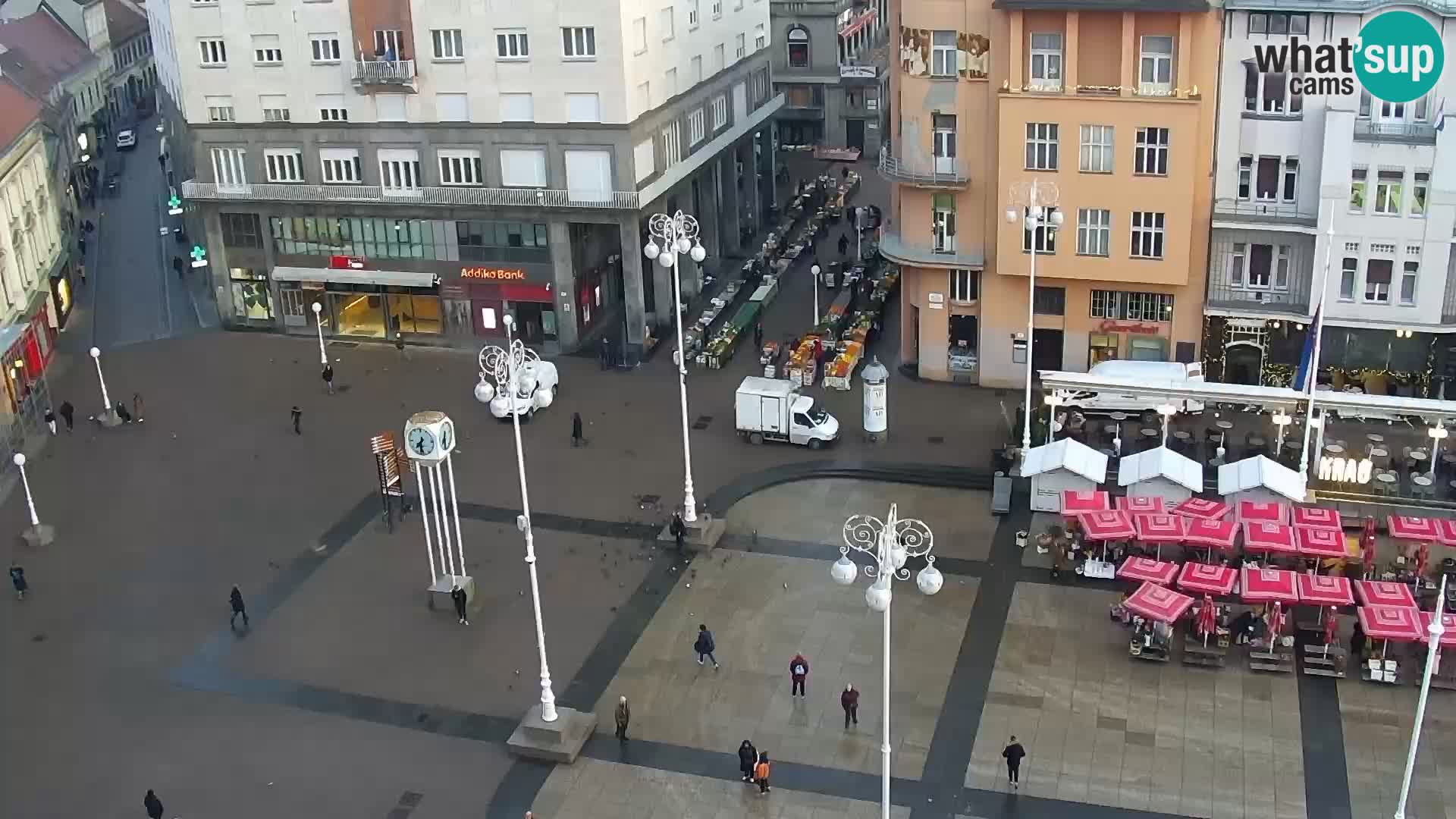 LIVE Webcam Zagreb Hotel Dubrovnik | Ban Jelačić square