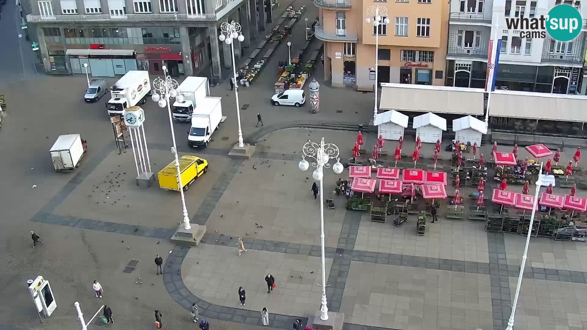 LIVE Webcam Zagreb Hotel Dubrovnik | Ban Jelačić square