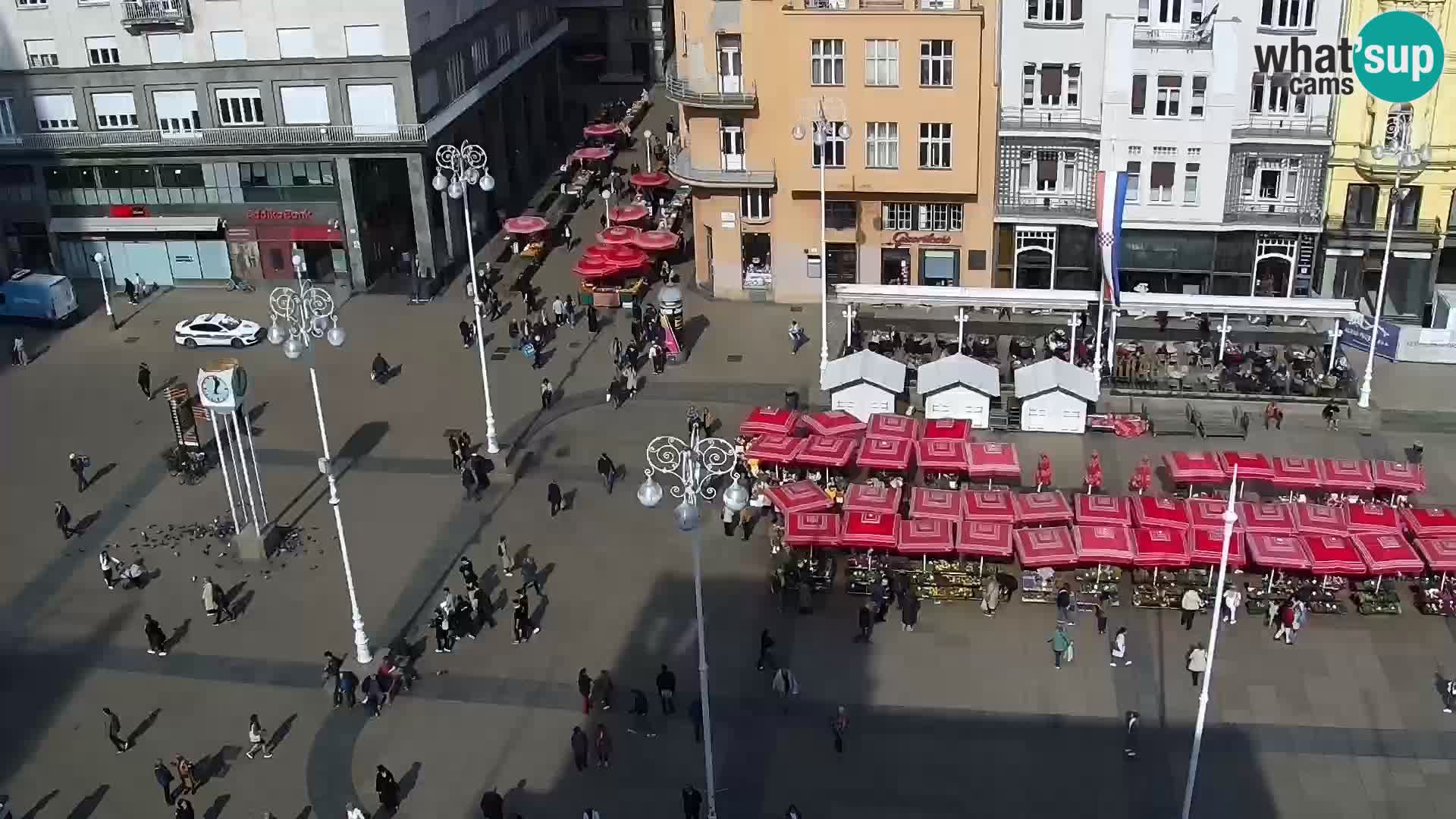 LIVE Webcam Zagreb Hotel Dubrovnik | Ban Jelačić square