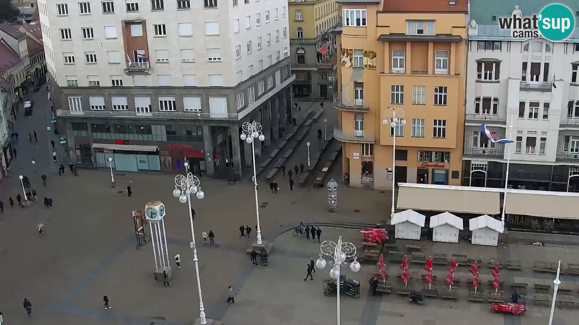 Ban Jelačić live cam Zagreb – Hotel Dubrovnik