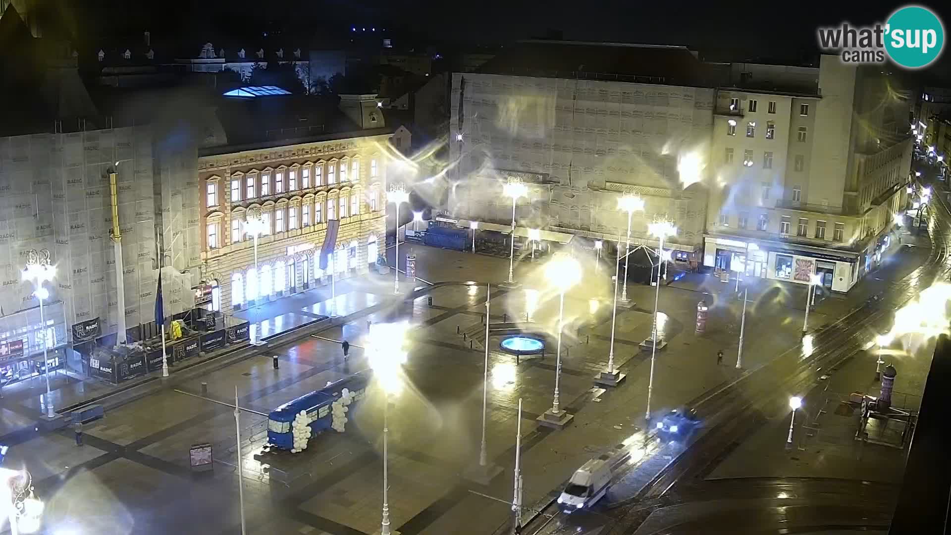 LIVE Webcam Zagreb Hotel Dubrovnik | Ban Jelačić square