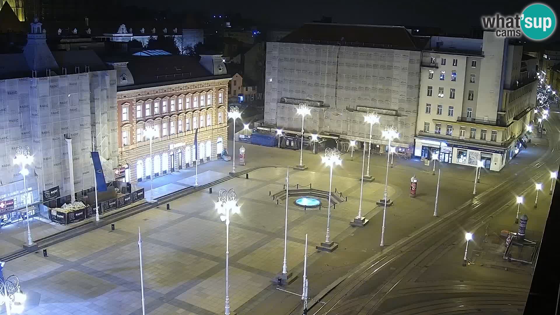 LIVE Webcam Zagreb Hotel Dubrovnik | Ban Jelačić square