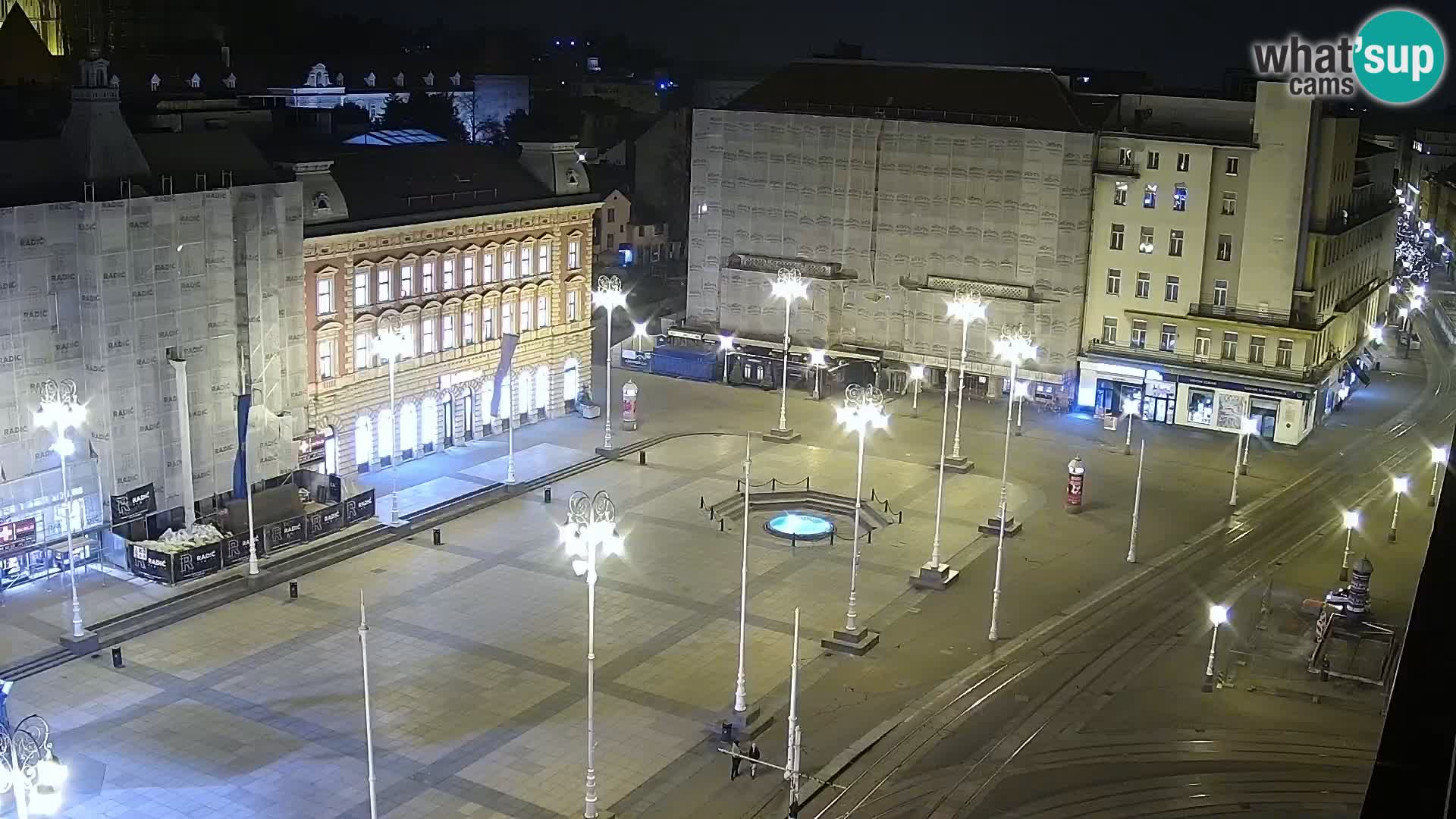 LIVE Webcam Zagreb Hotel Dubrovnik | Ban Jelačić square
