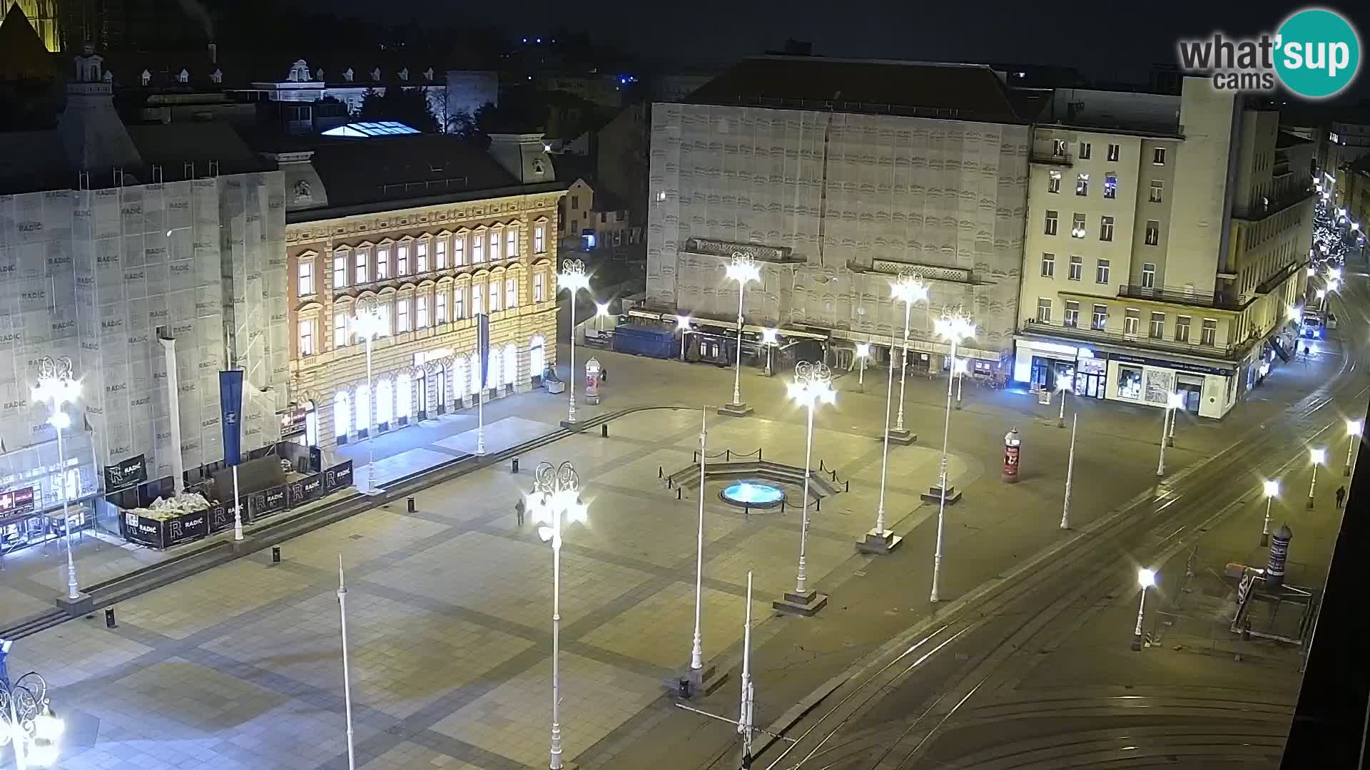 Piazza Ban Jelačić livecam Zagreb – Hotel Dubrovnik