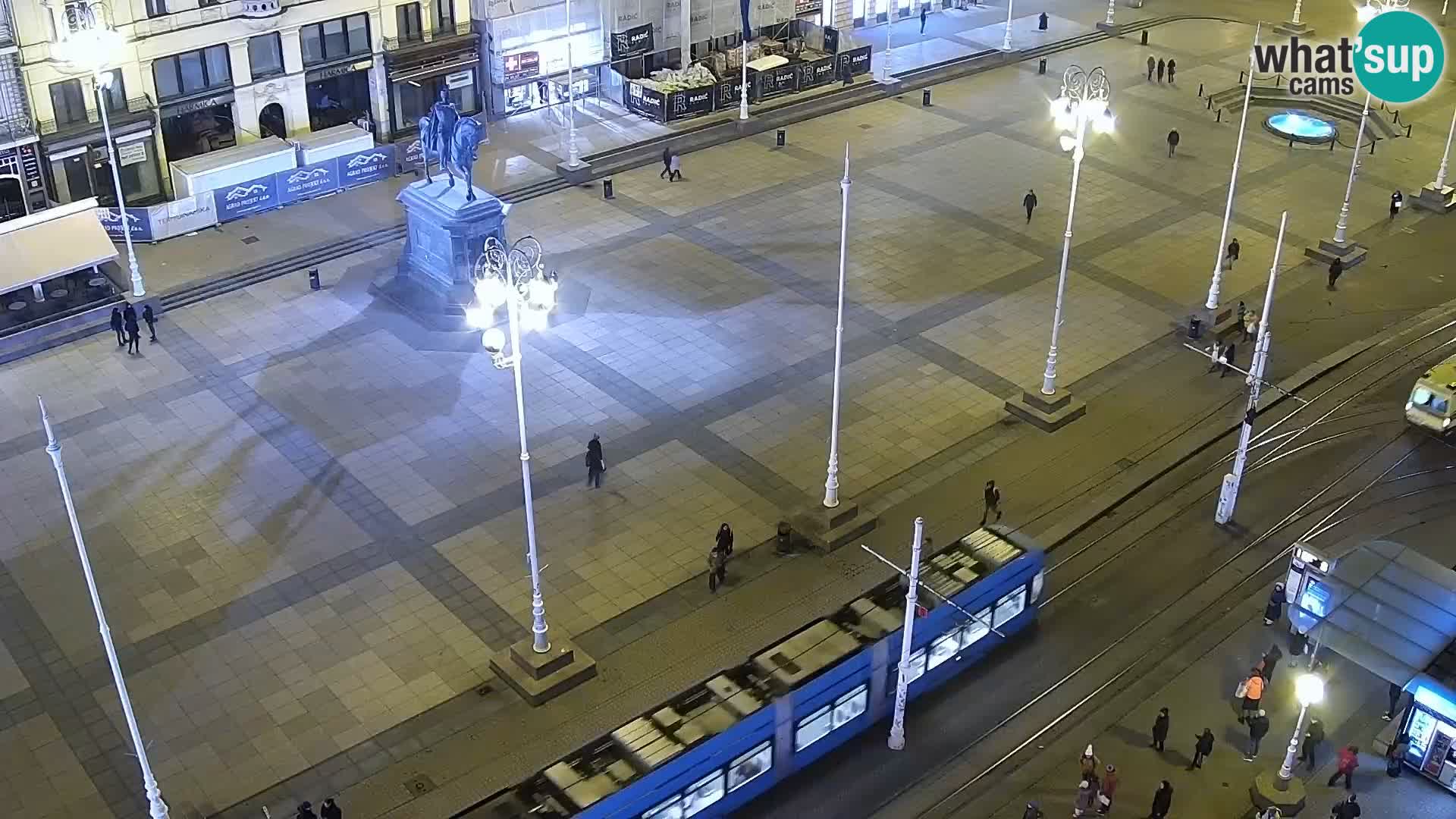 Ban Jelačić Platz  Live webcam Zagreb – Hotel Dubrovnik
