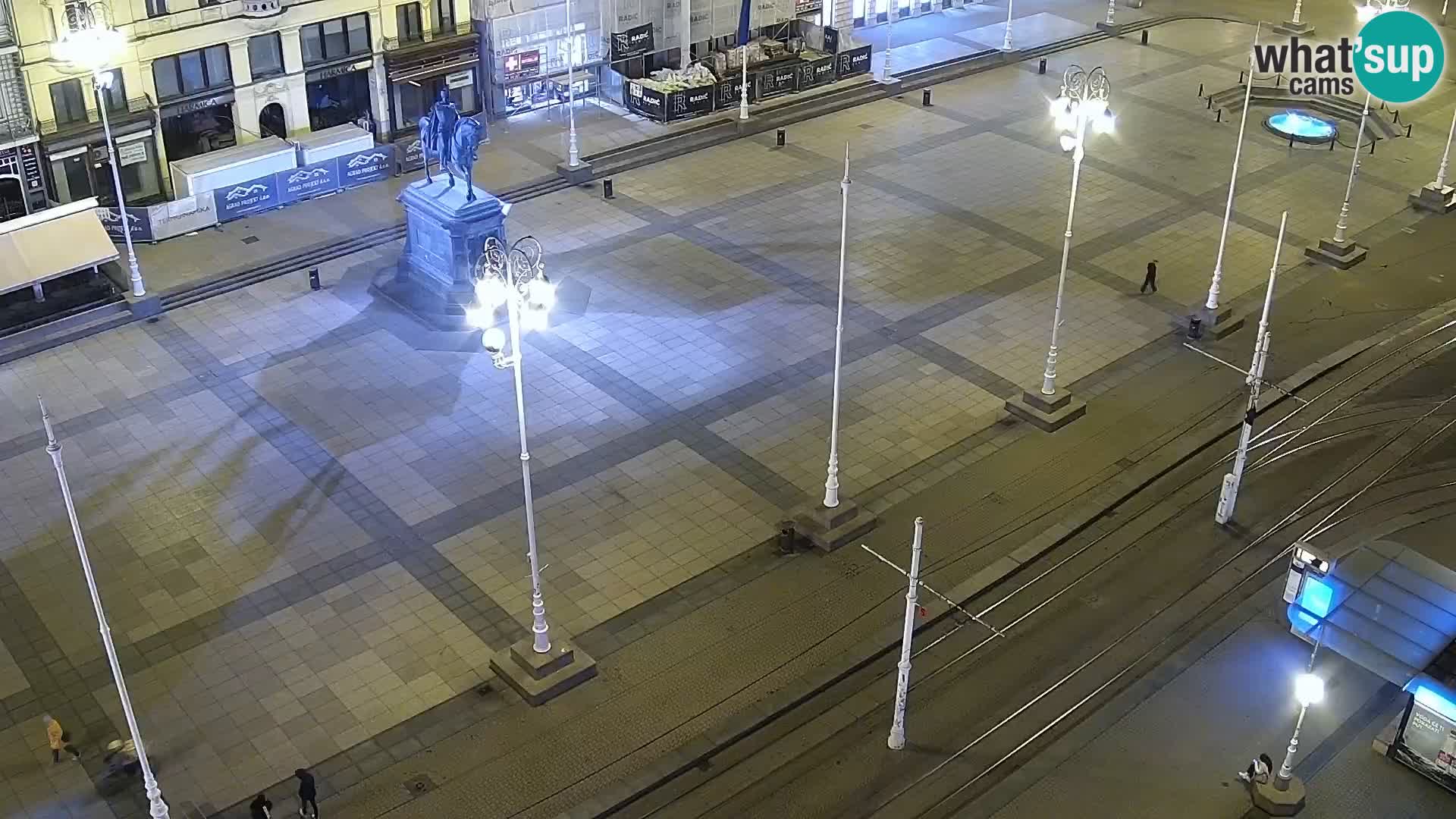 Ban Jelačić Platz  Live webcam Zagreb – Hotel Dubrovnik