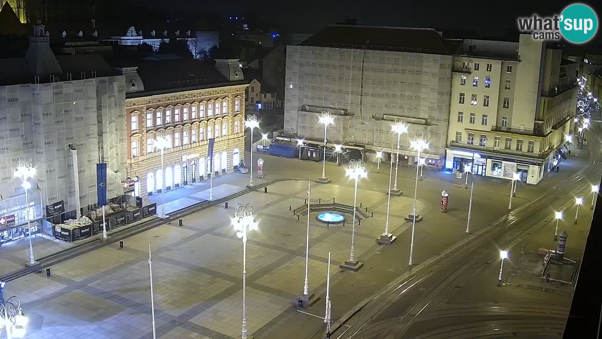 Plaza Ban Jelačić camera en vivo Zagreb – Hotel Dubrovnik
