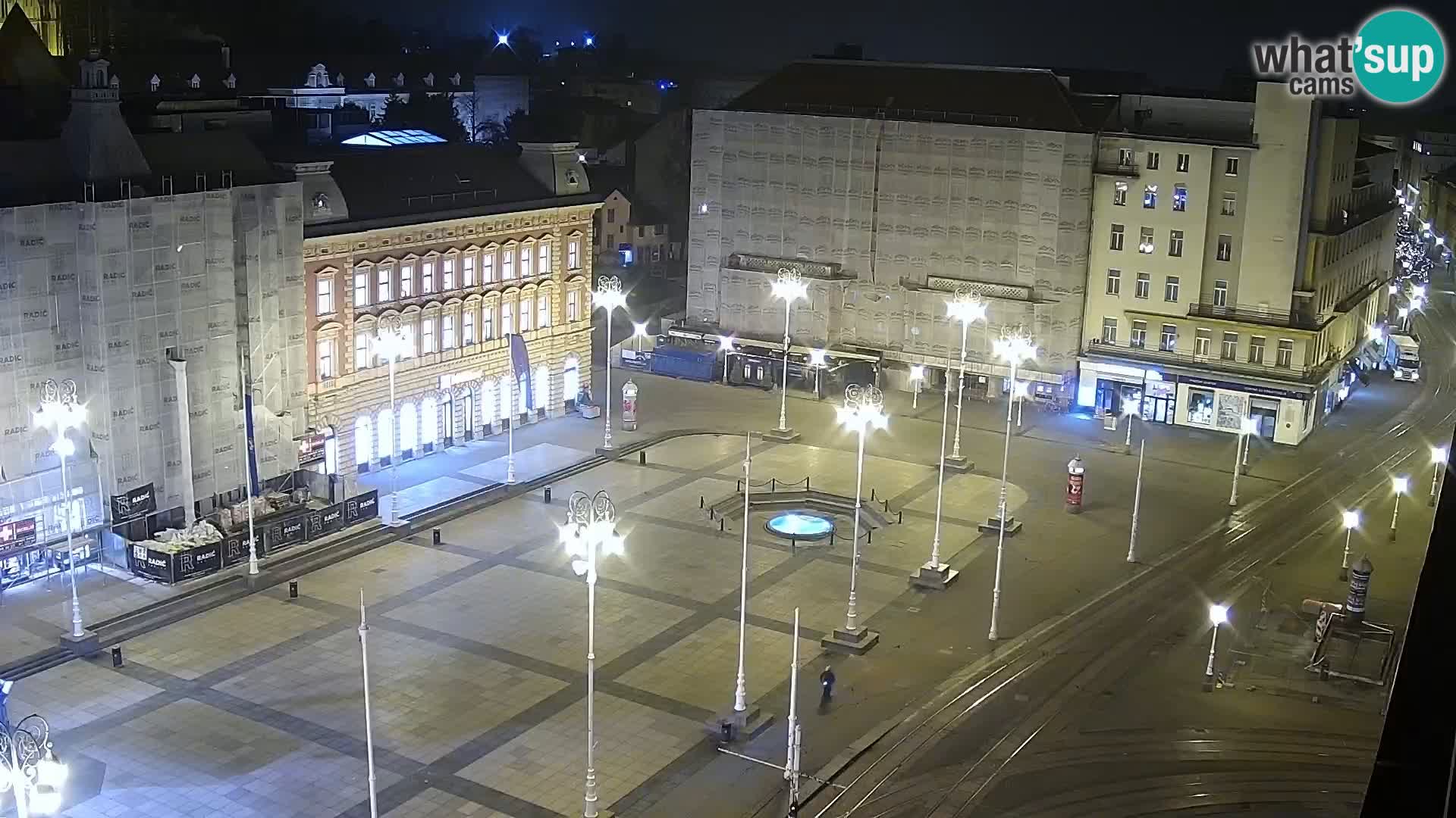 Piazza Ban Jelačić livecam Zagreb – Hotel Dubrovnik