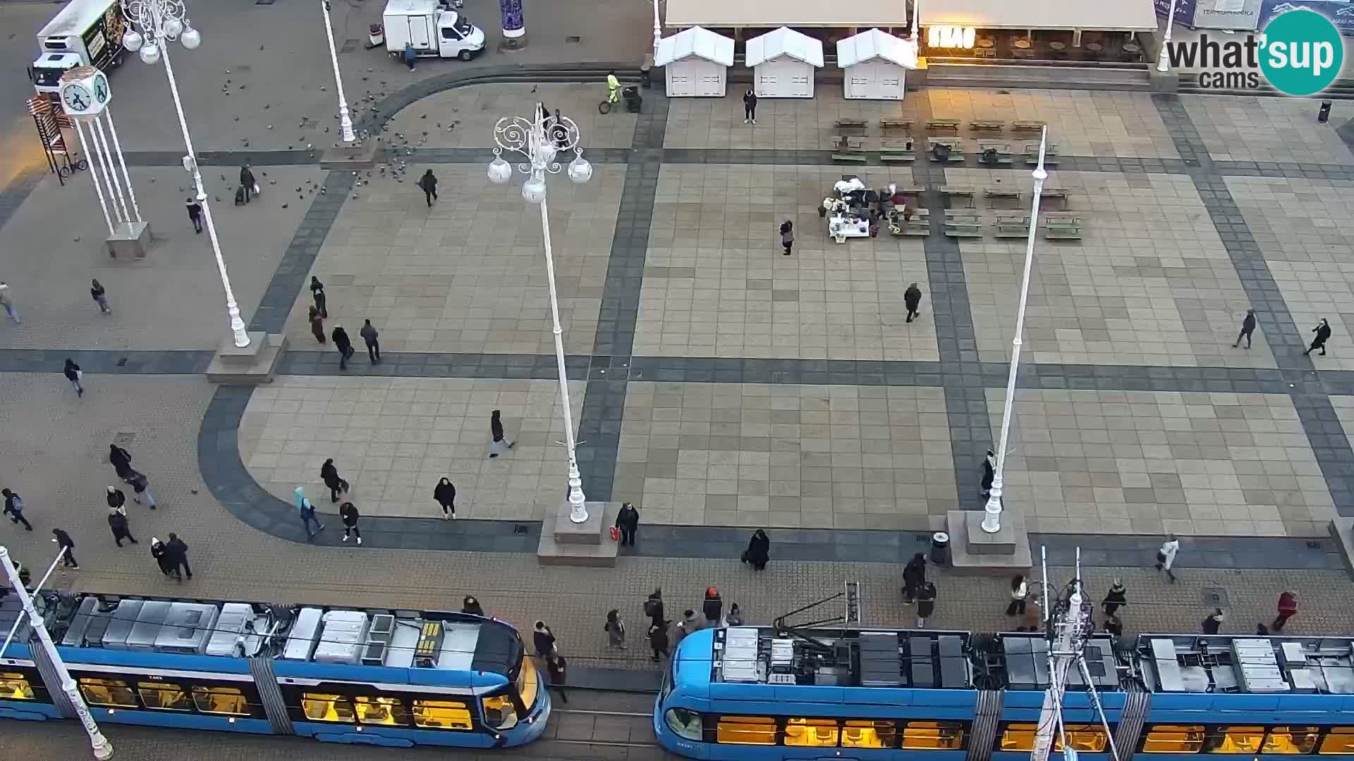 LIVE Webcam Zagreb Hotel Dubrovnik | Ban Jelačić square