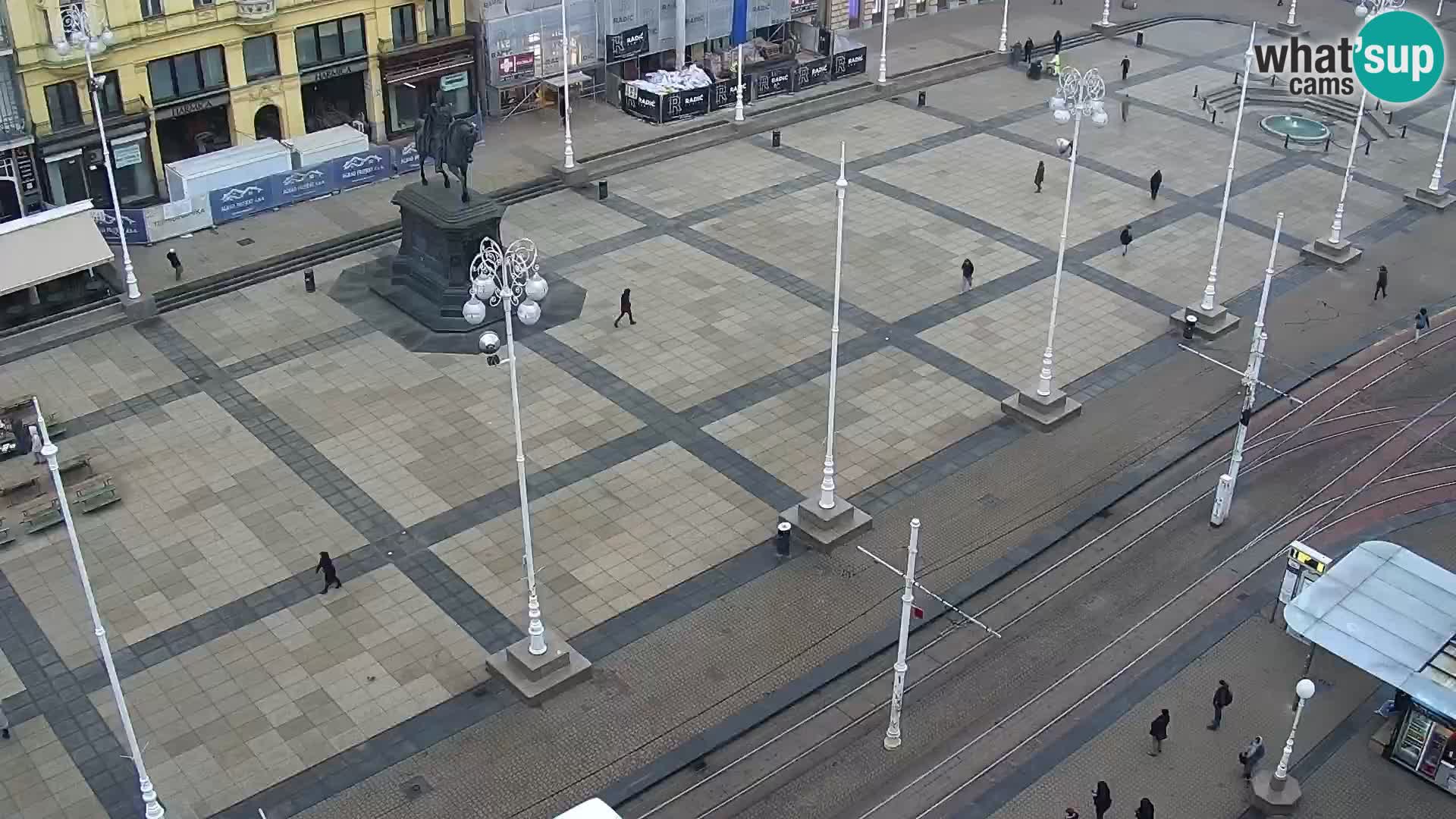 Plaza Ban Jelačić camera en vivo Zagreb – Hotel Dubrovnik