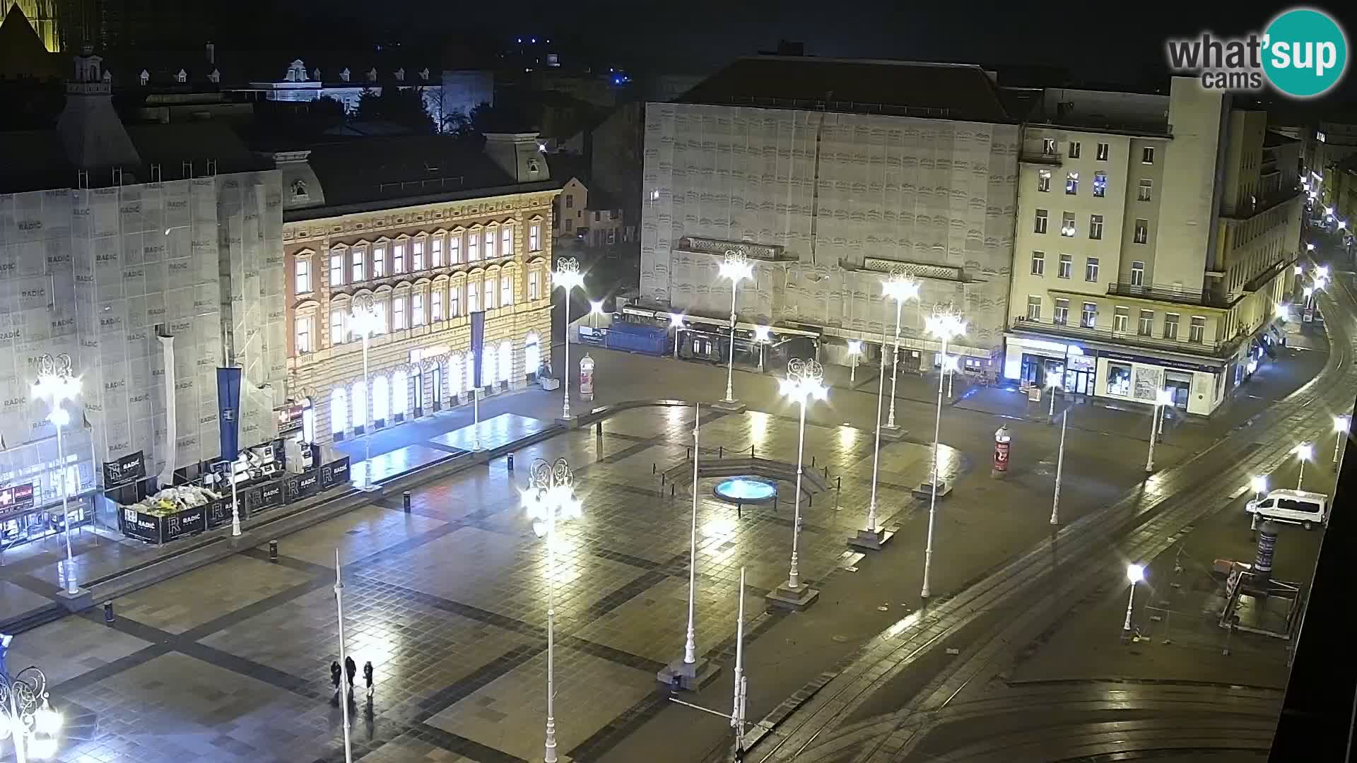 Plaza Ban Jelačić camera en vivo Zagreb – Hotel Dubrovnik