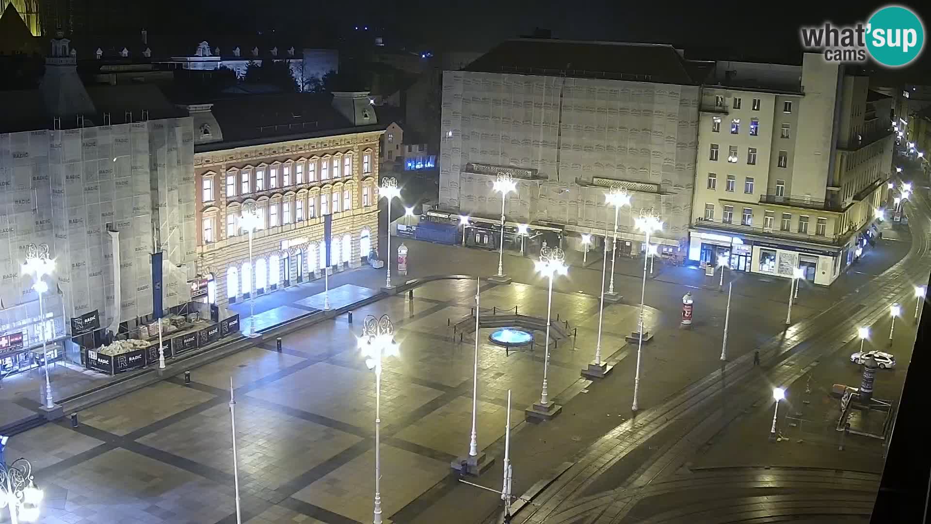LIVE Webcam Zagreb Hotel Dubrovnik | Ban Jelačić square
