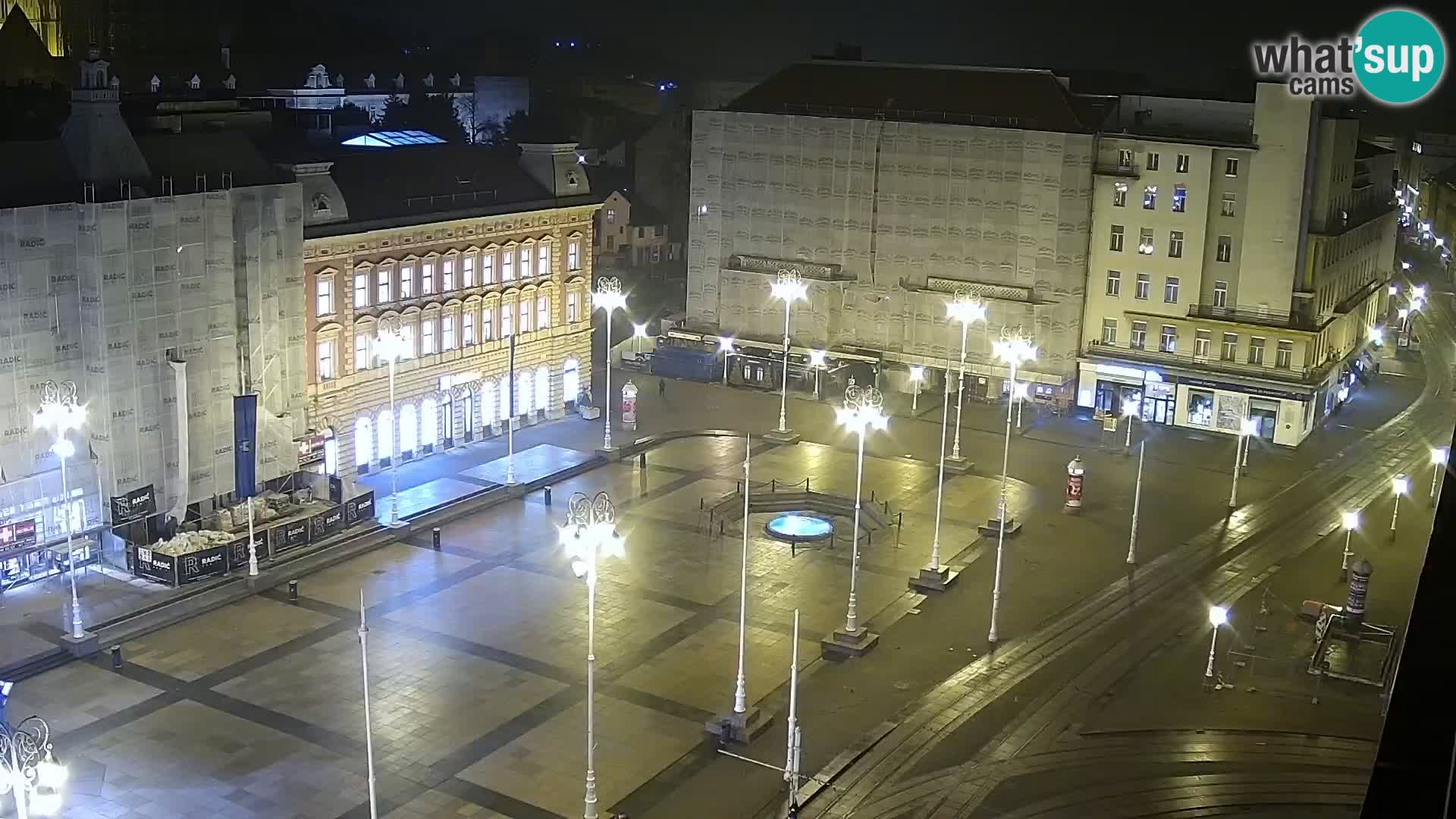 Plaza Ban Jelačić camera en vivo Zagreb – Hotel Dubrovnik