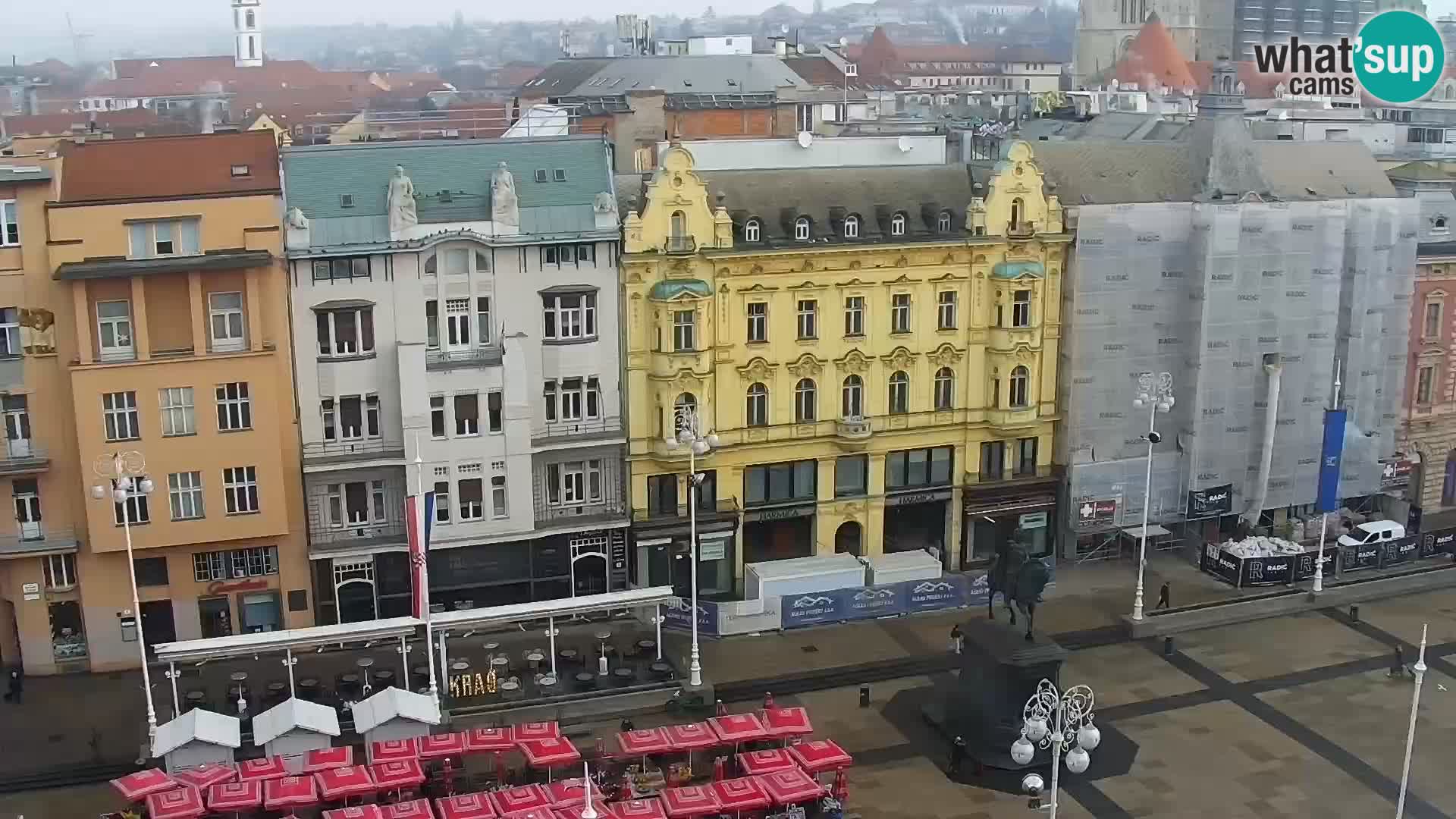 LIVE Webcam Zagreb Hotel Dubrovnik | Ban Jelačić square