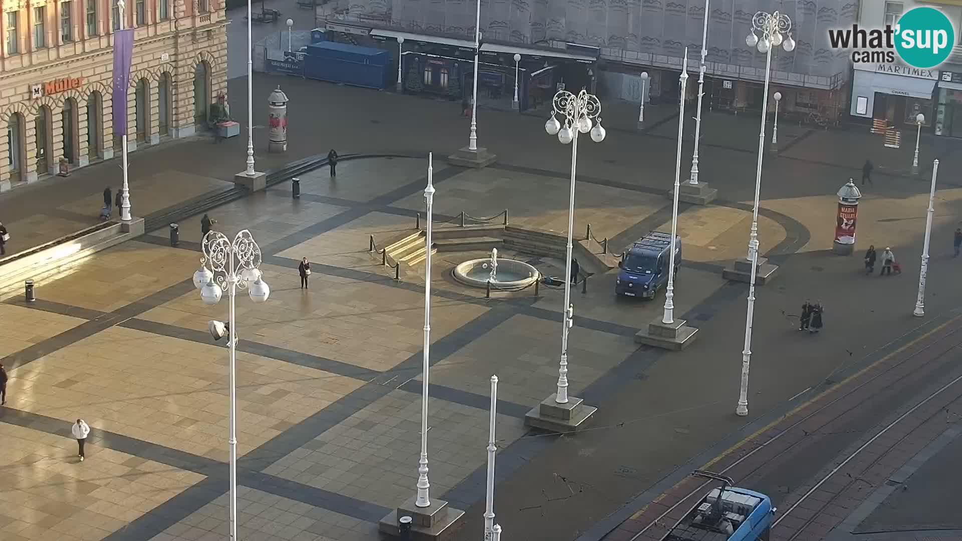 Plaza Ban Jelačić camera en vivo Zagreb – Hotel Dubrovnik