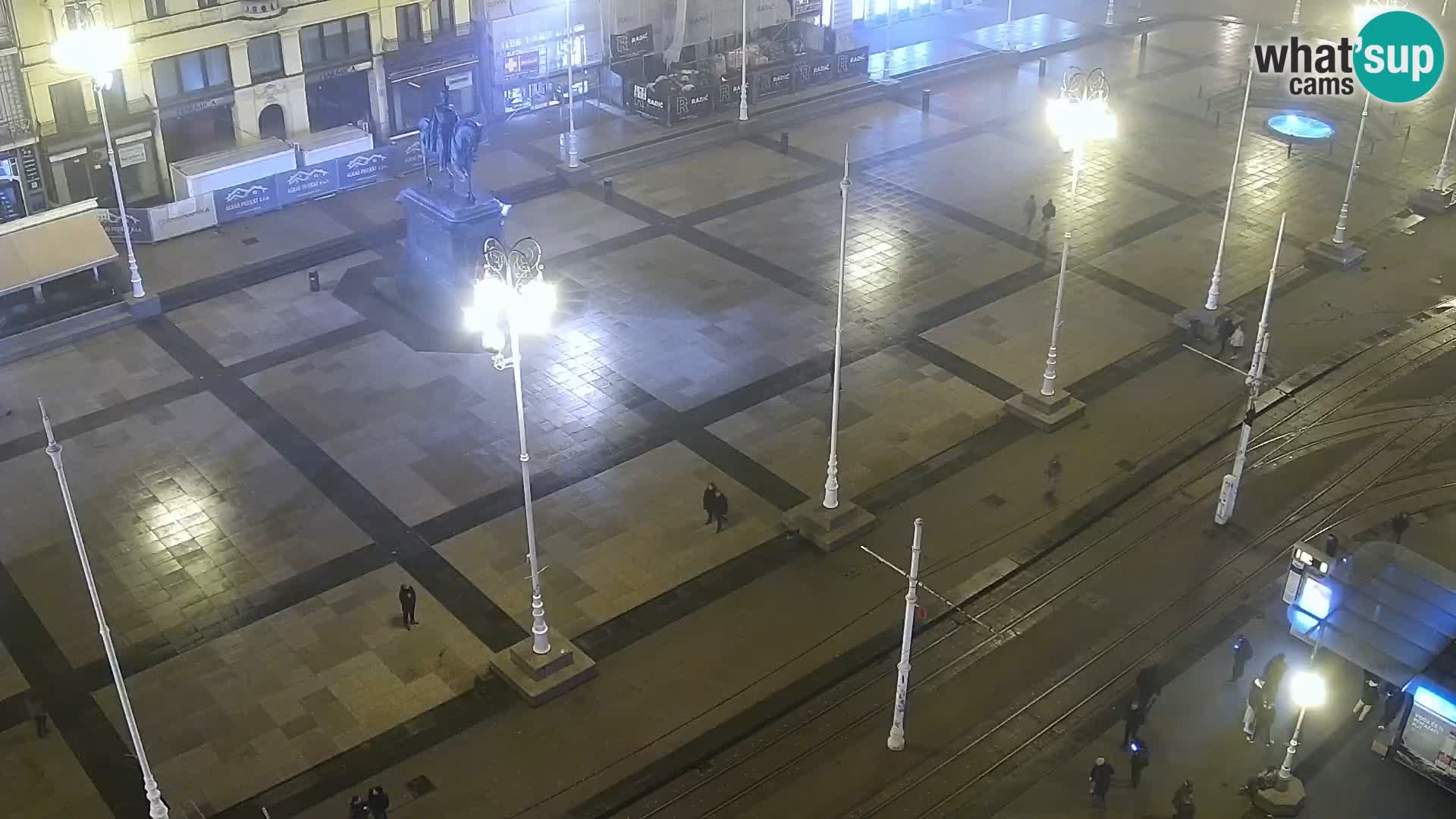 Plaza Ban Jelačić camera en vivo Zagreb – Hotel Dubrovnik