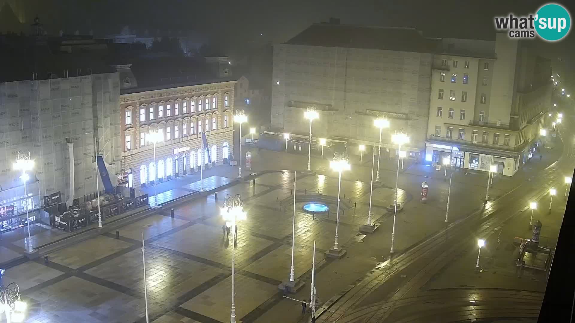 Plaza Ban Jelačić camera en vivo Zagreb – Hotel Dubrovnik