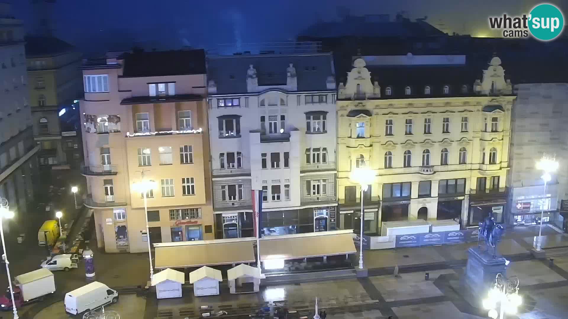 Trg Bana Jelačića web kamera Zagreb – Hotel Dubrovnik