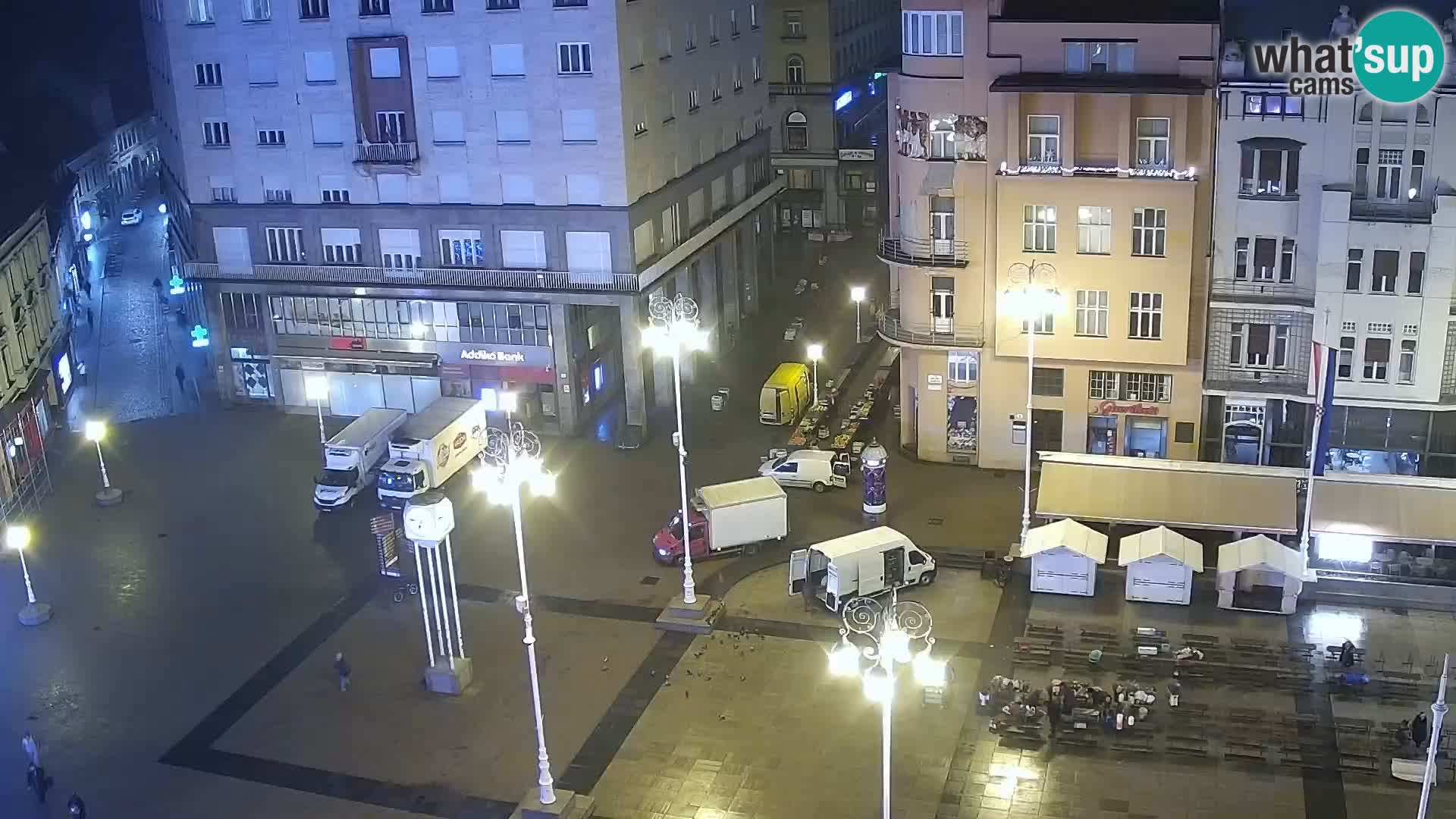 Trg Bana Jelačića web kamera Zagreb – Hotel Dubrovnik