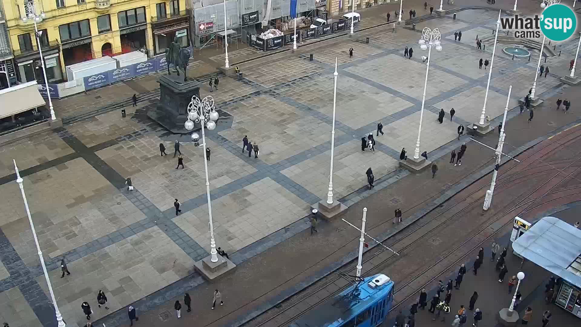 LIVE Webcam Zagreb Hotel Dubrovnik | Ban Jelačić square
