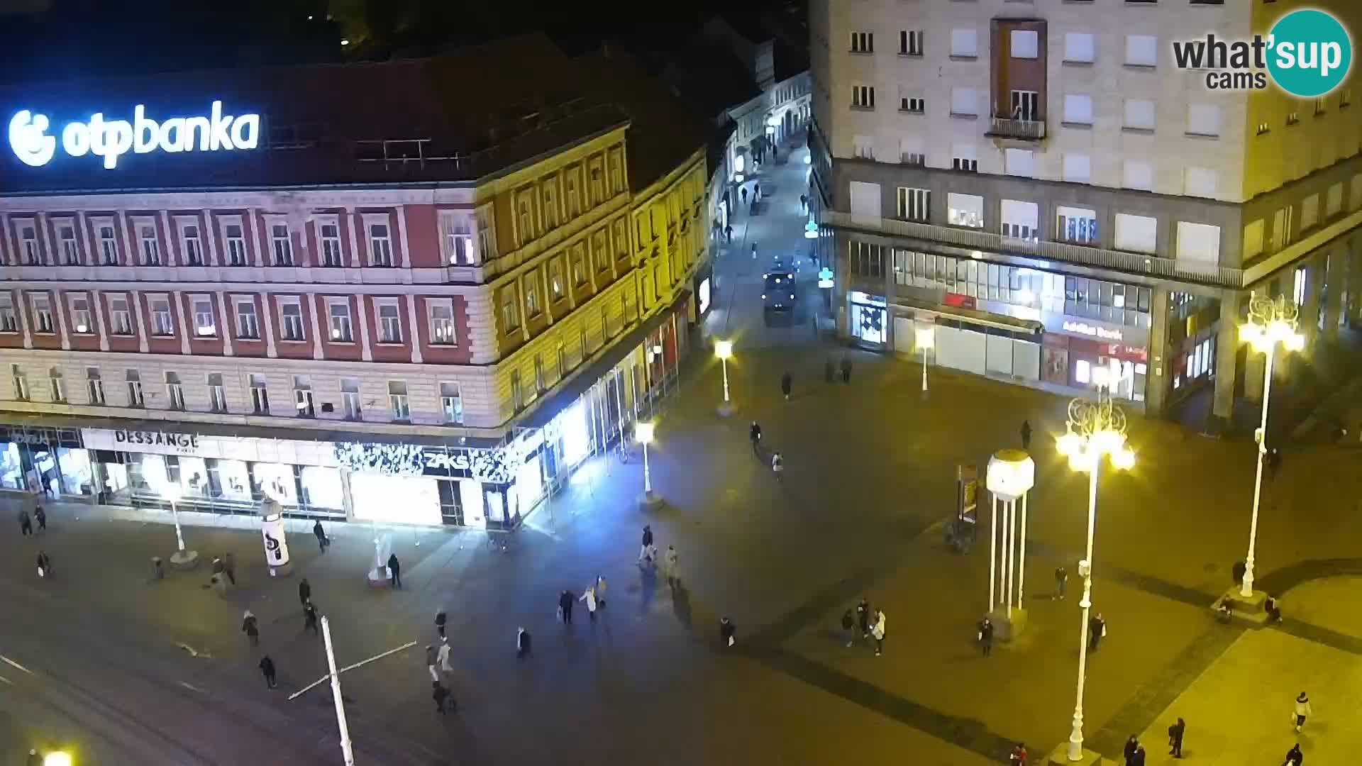 LIVE Webcam Zagreb Hotel Dubrovnik | Ban Jelačić square