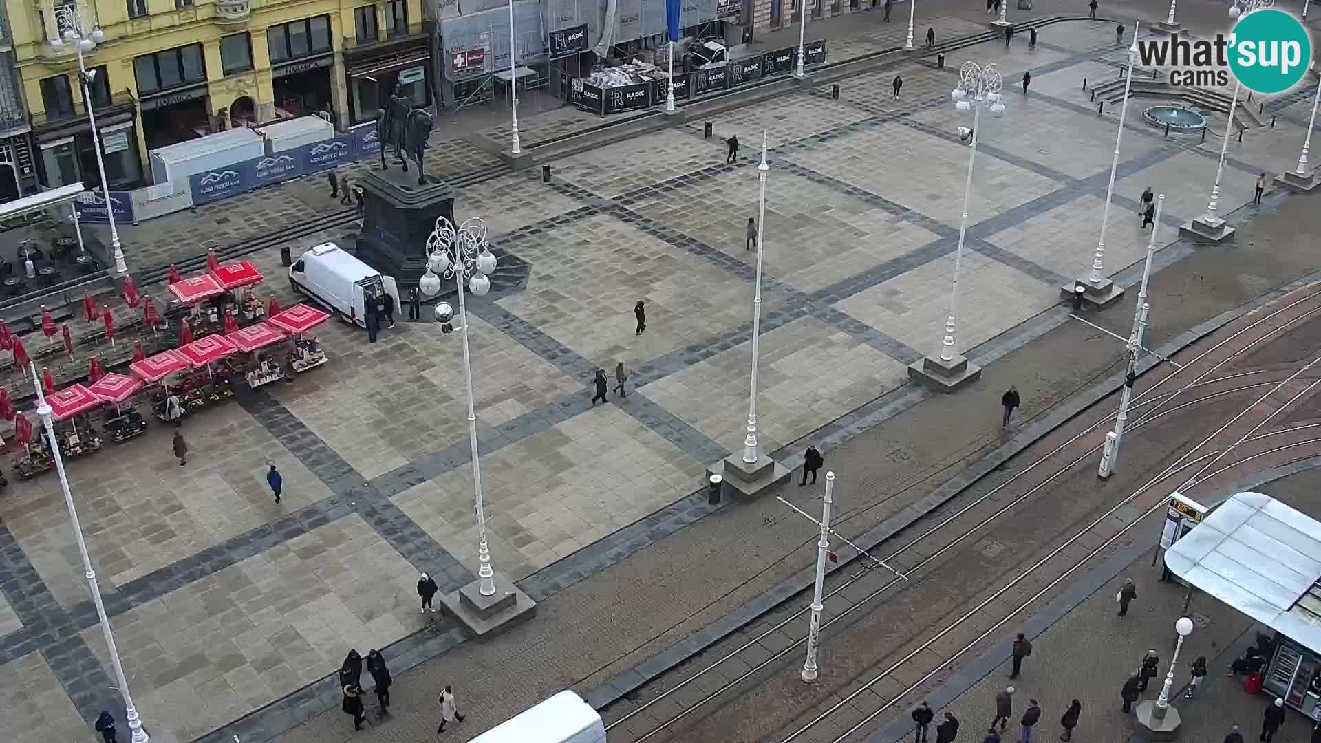 LIVE Webcam Zagreb Hotel Dubrovnik | Ban Jelačić square