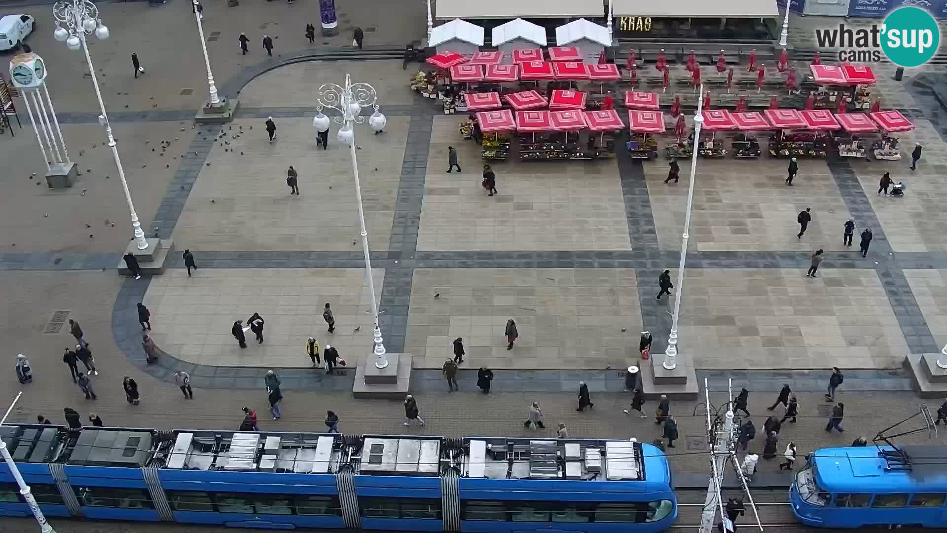 LIVE Webcam Zagreb Hotel Dubrovnik | Ban Jelačić square