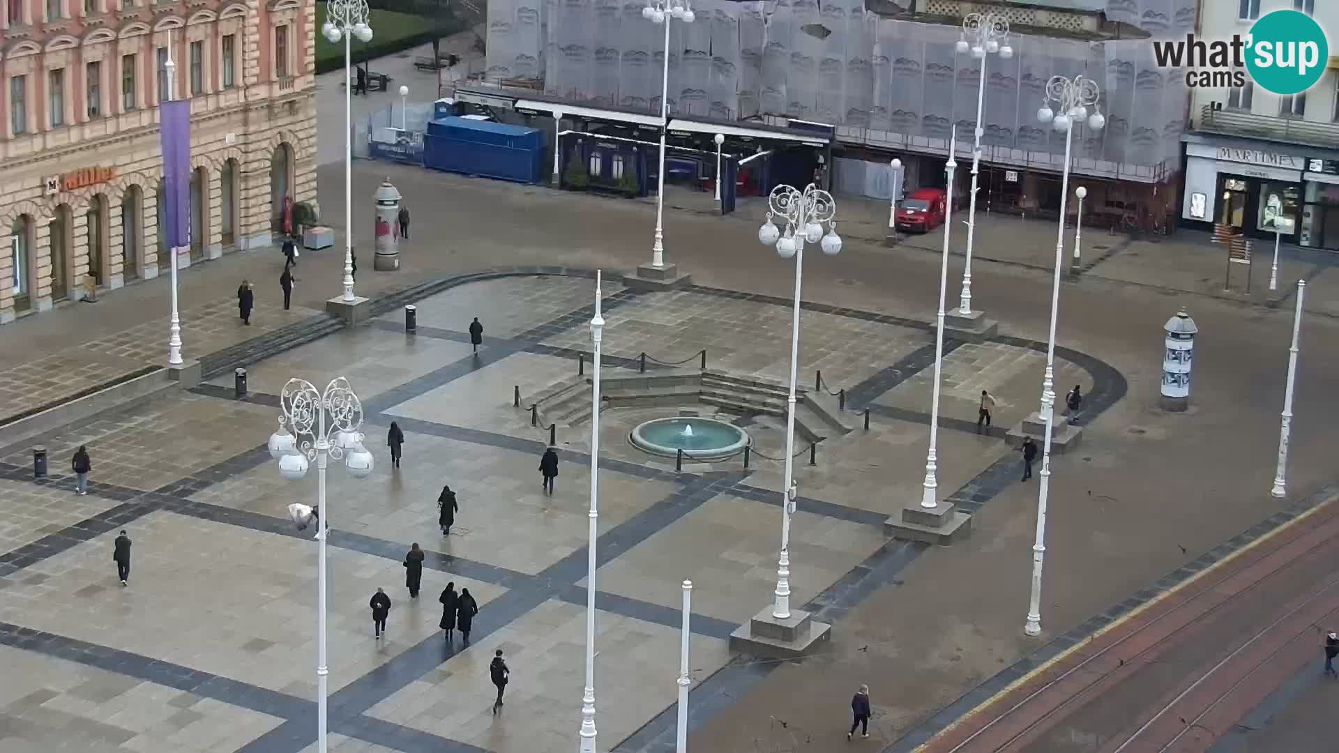 LIVE Webcam Zagreb Hotel Dubrovnik | Ban Jelačić square