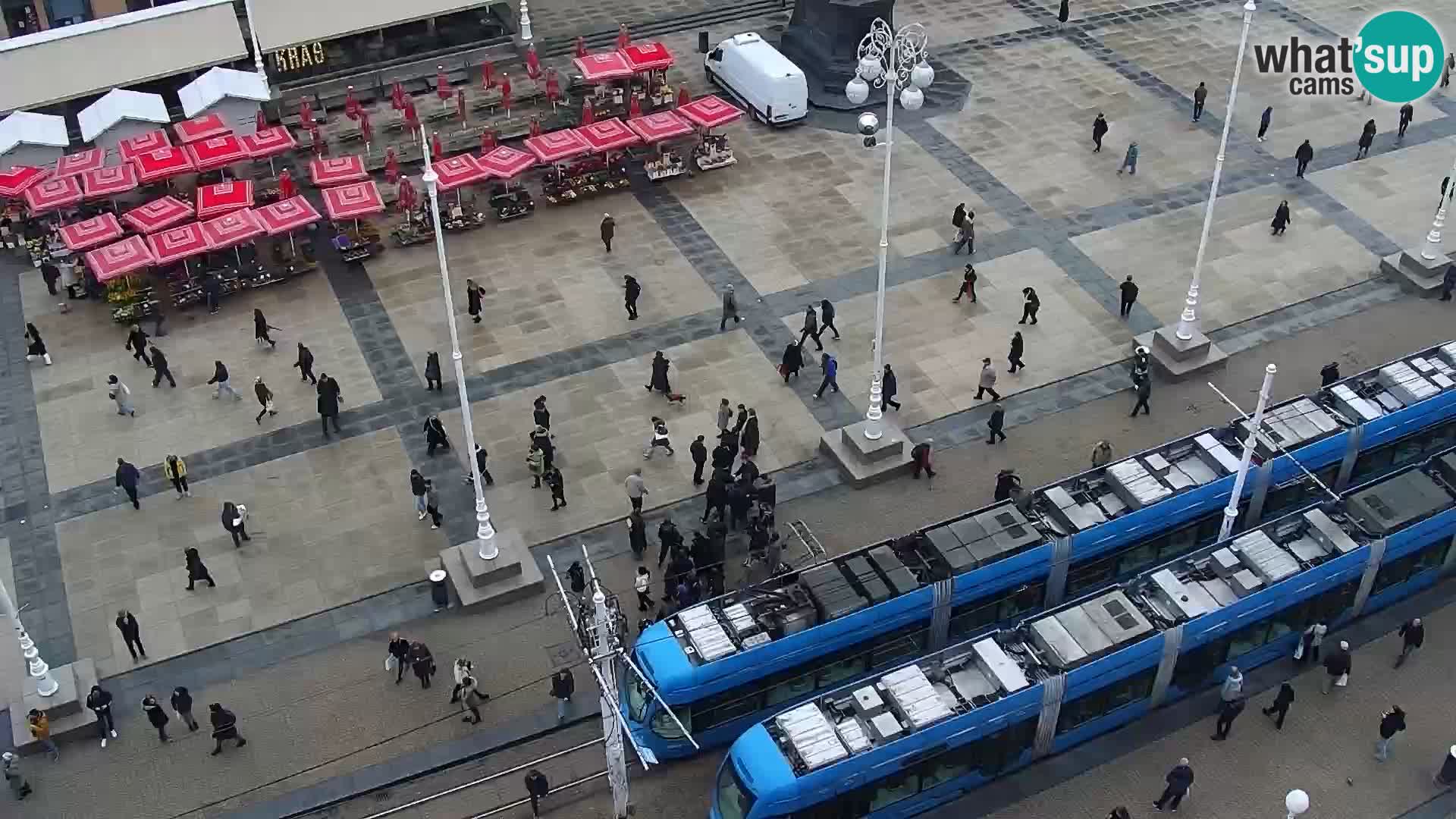 LIVE Webcam Zagreb Hotel Dubrovnik | Ban Jelačić square